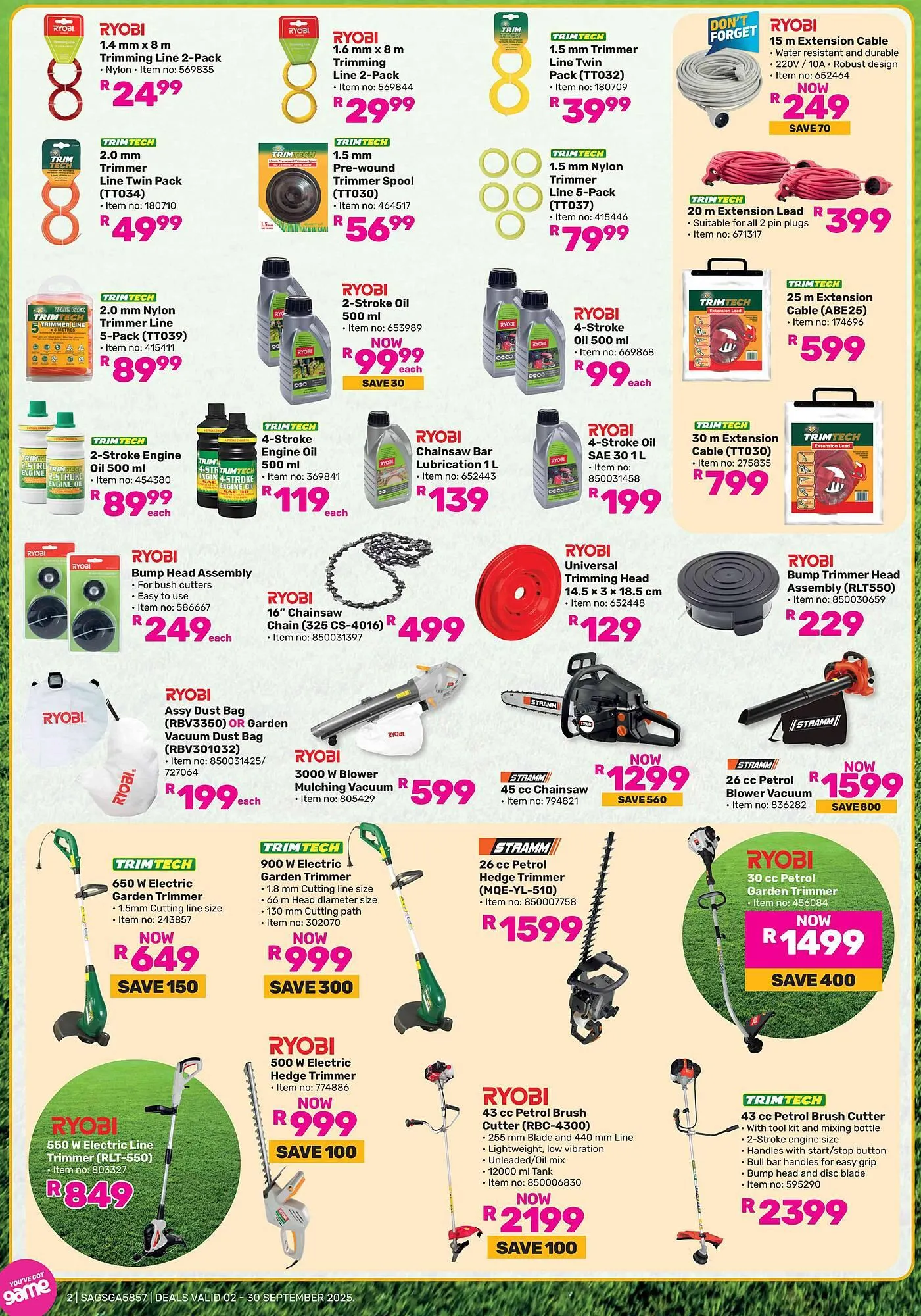 Game catalogue from 2 September to 30 September 2025 - Catalogue Page 2