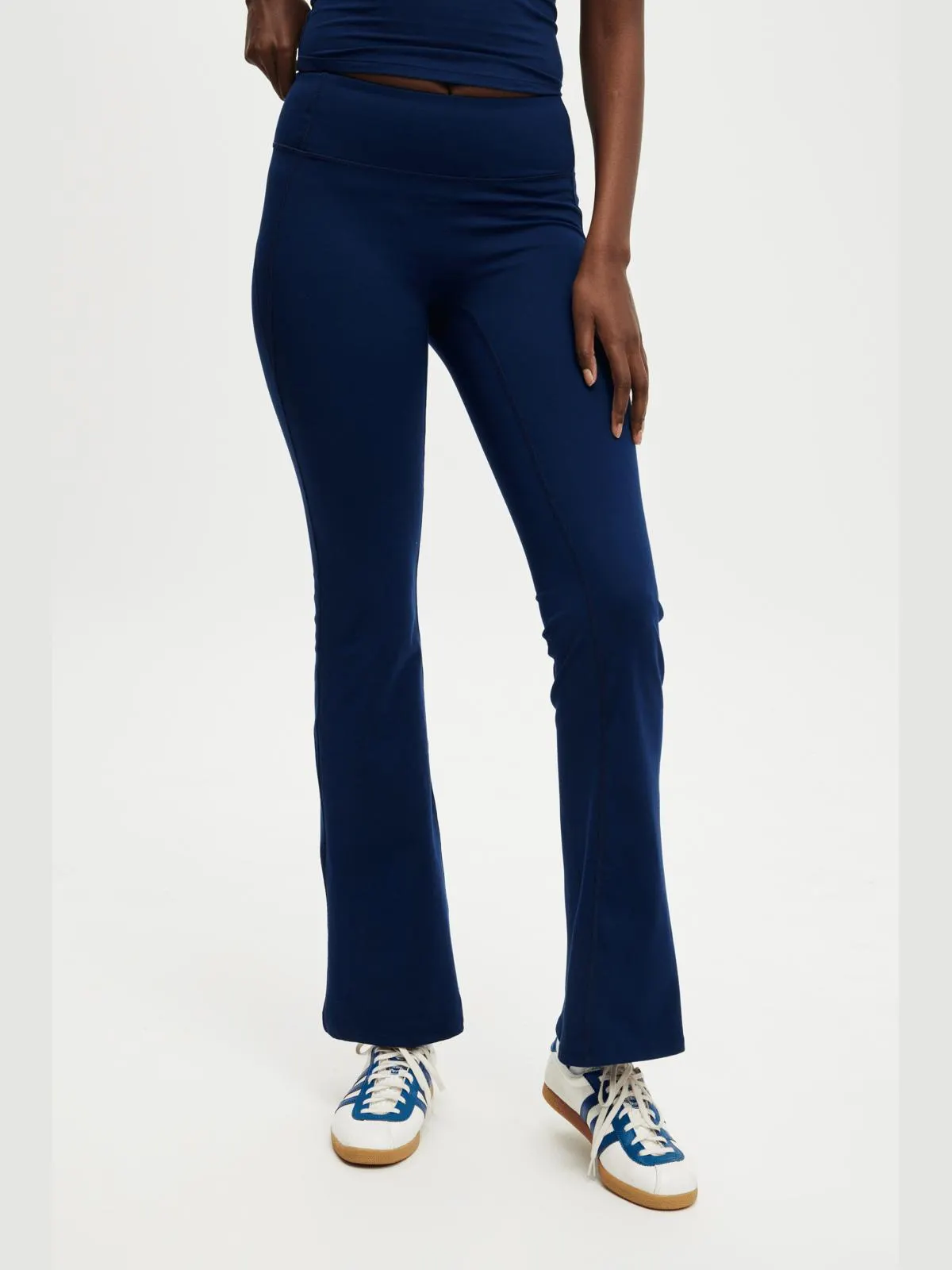 Women's Cotton On Blue Active Ultra Soft Studio Flare Tights