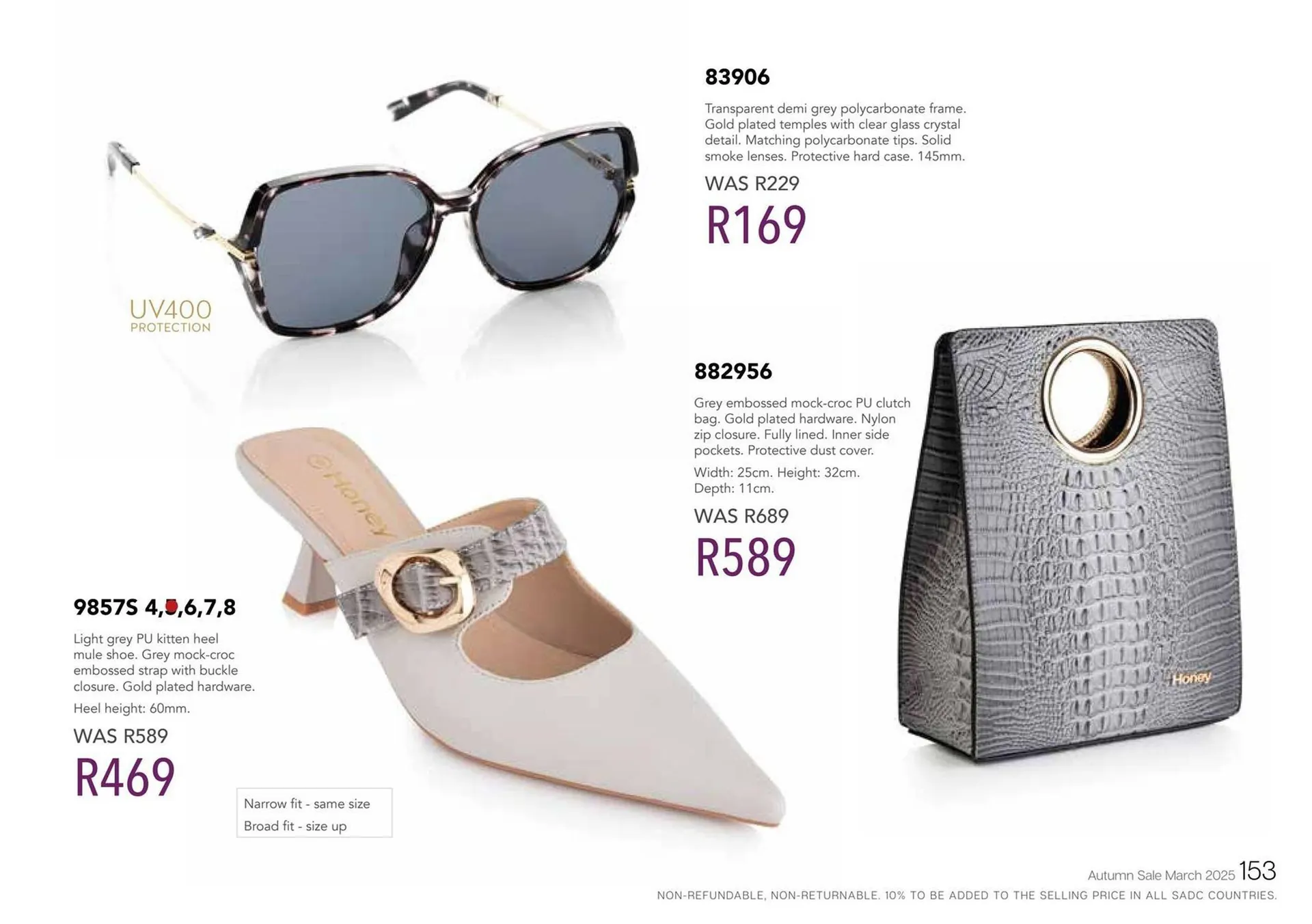 Honey Fashion Accessories catalogue from 6 June to 12 June 2025 - Catalogue Page 155