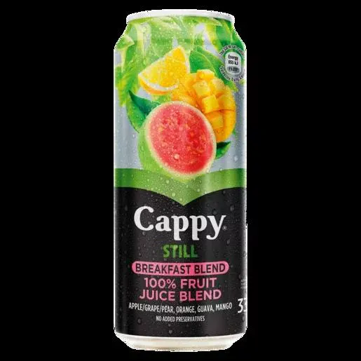 Cappy Still Breakfast Blend Flavoured Fruit Juice Can 330ml