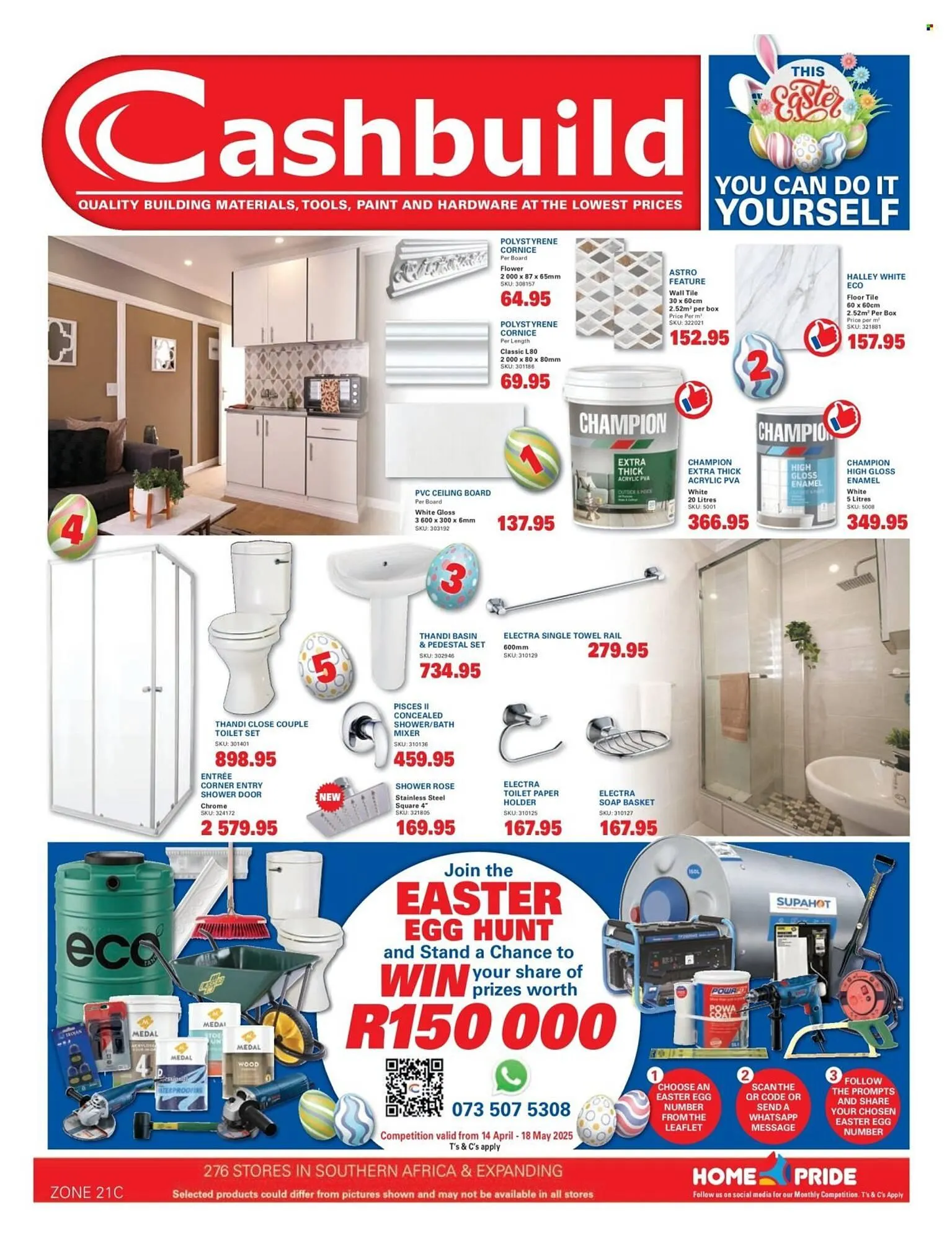 Cashbuild catalogue from 14 April to 18 May 2025 - Catalogue Page 1