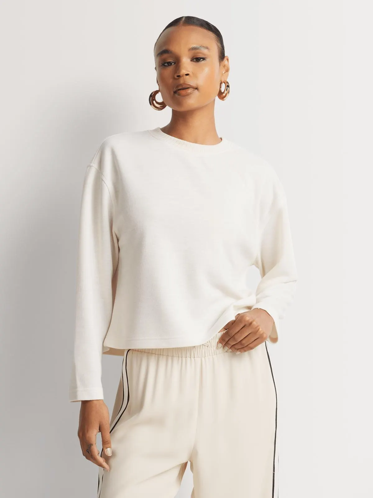 Soft Touch Longsleeve Crew Top