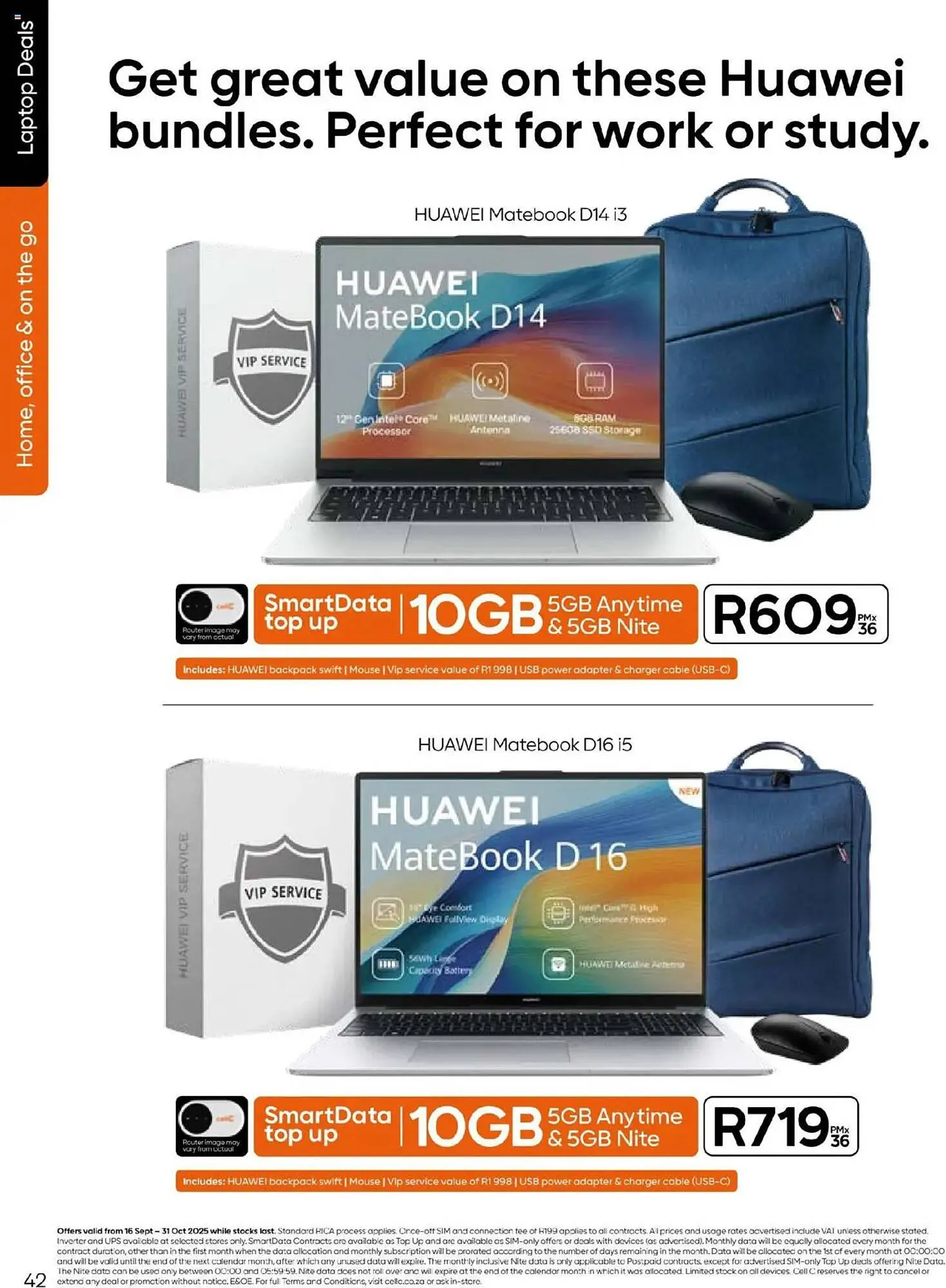 Cell C catalogue from 16 September to 31 October 2025 - Catalogue Page 42