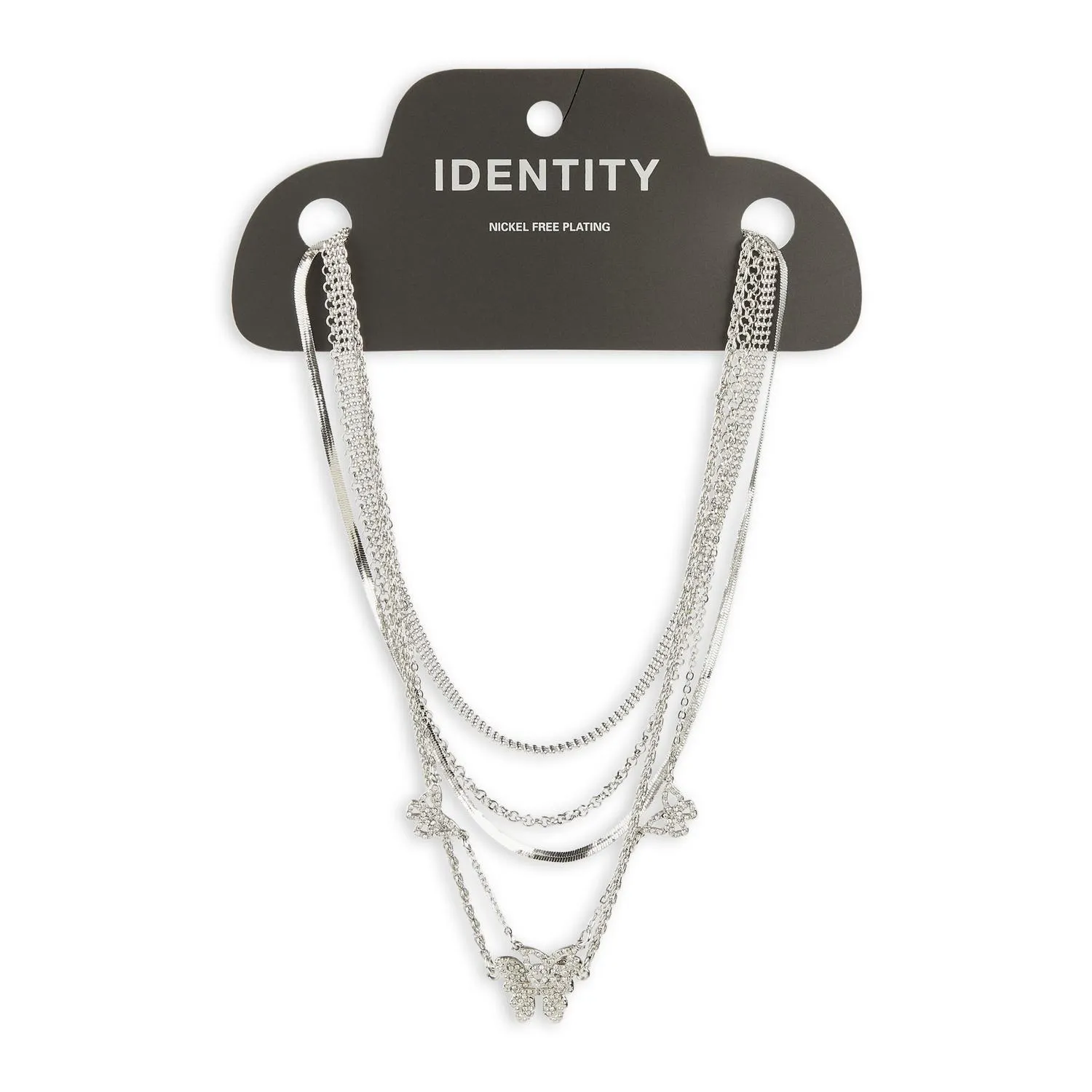 5-pack Silver Necklace