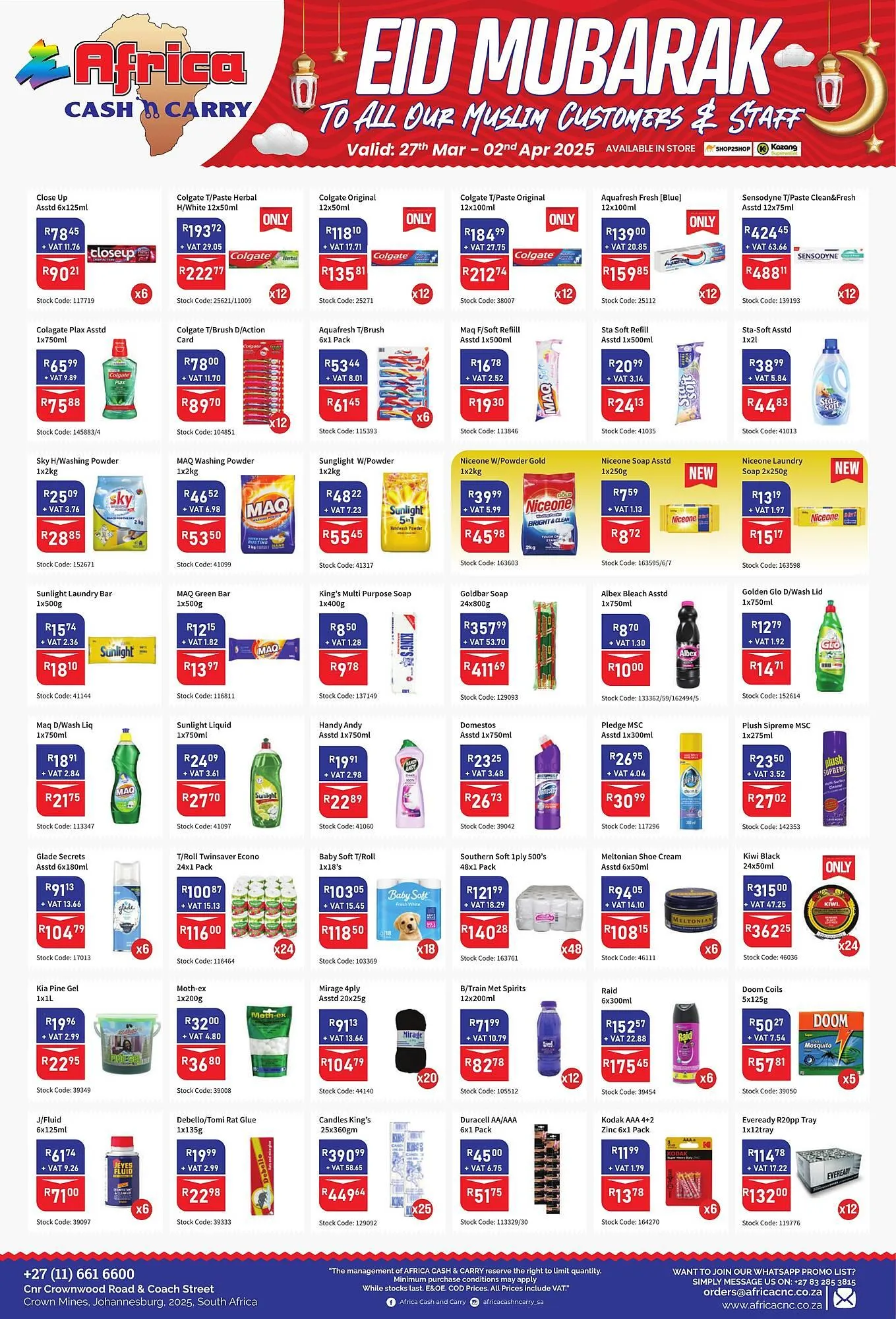Africa Cash and Carry catalogue from 27 March to 2 April 2025 - Catalogue Page 5