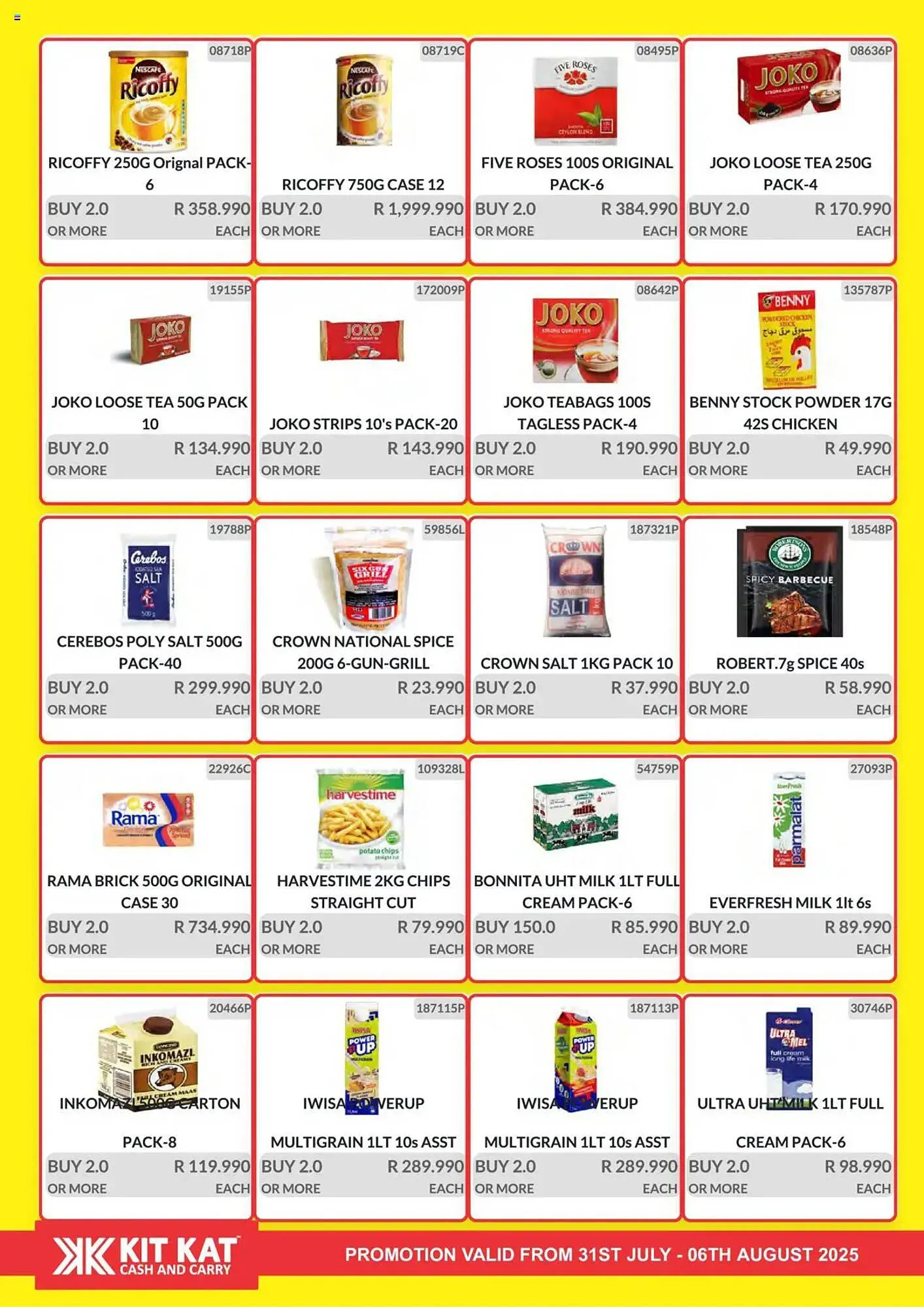 KitKat Cash and Carry catalogue from 31 July to 6 August 2025 - Catalogue Page 12