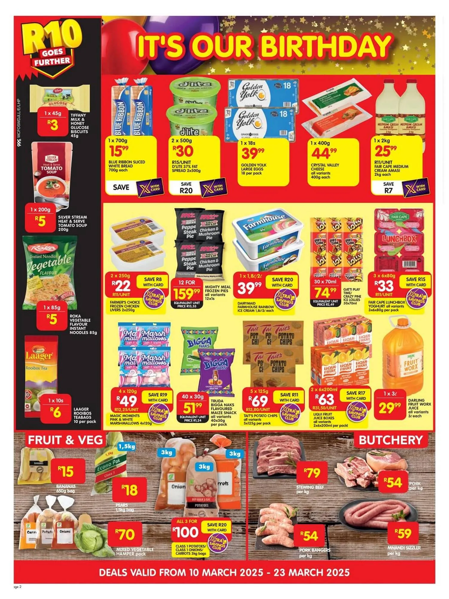 Shoprite catalogue from 10 March to 23 March 2025 - Catalogue Page 2