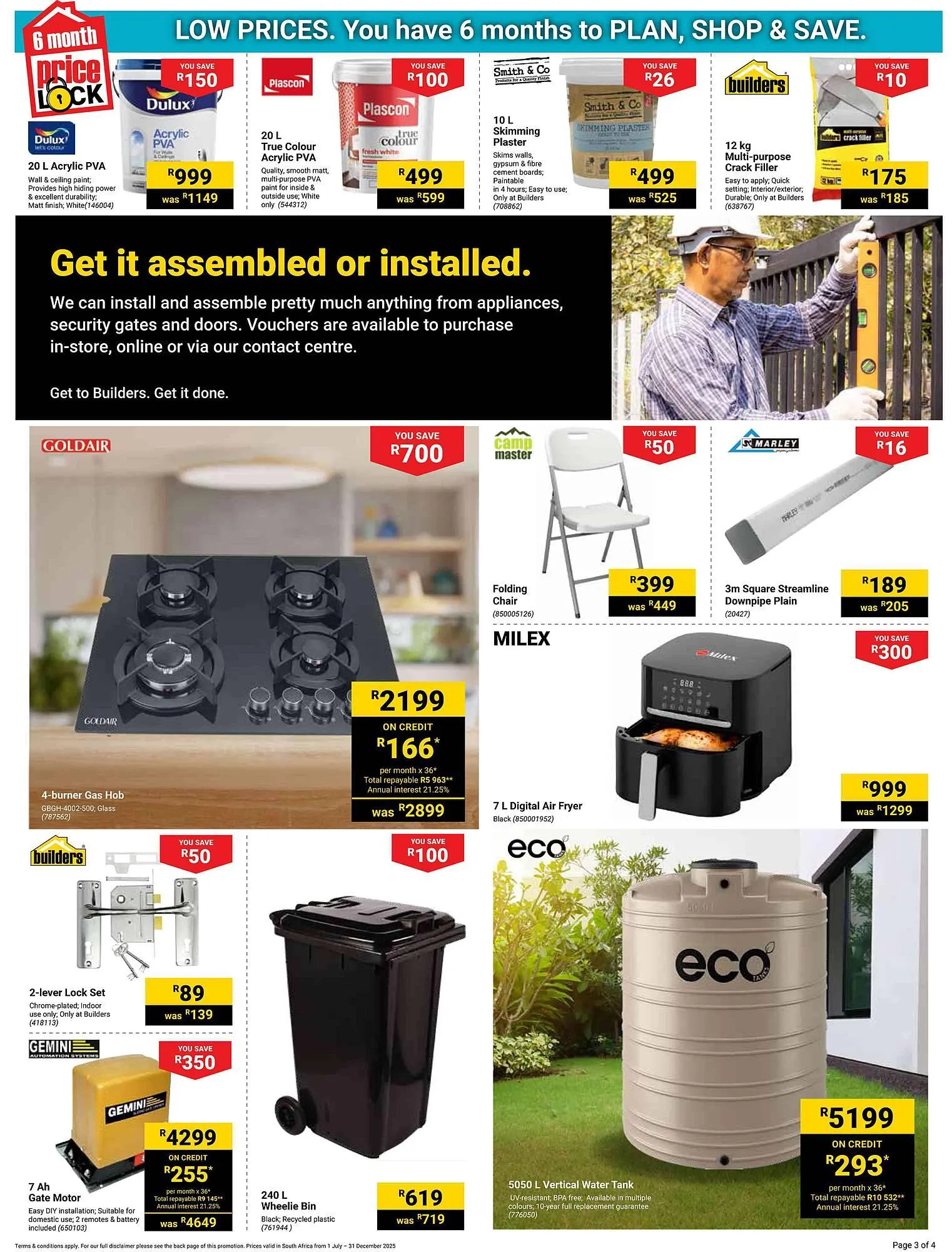 Builders Warehouse catalogue from 1 July to 31 December 2025 - Catalogue Page 3