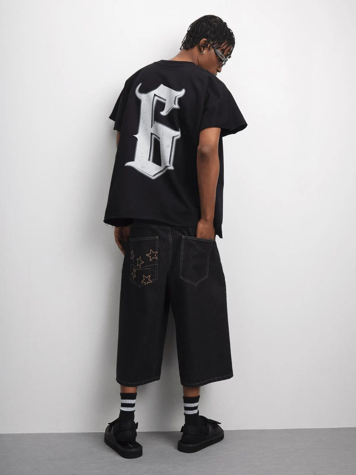 The FIX Men's Black Oversized Vest