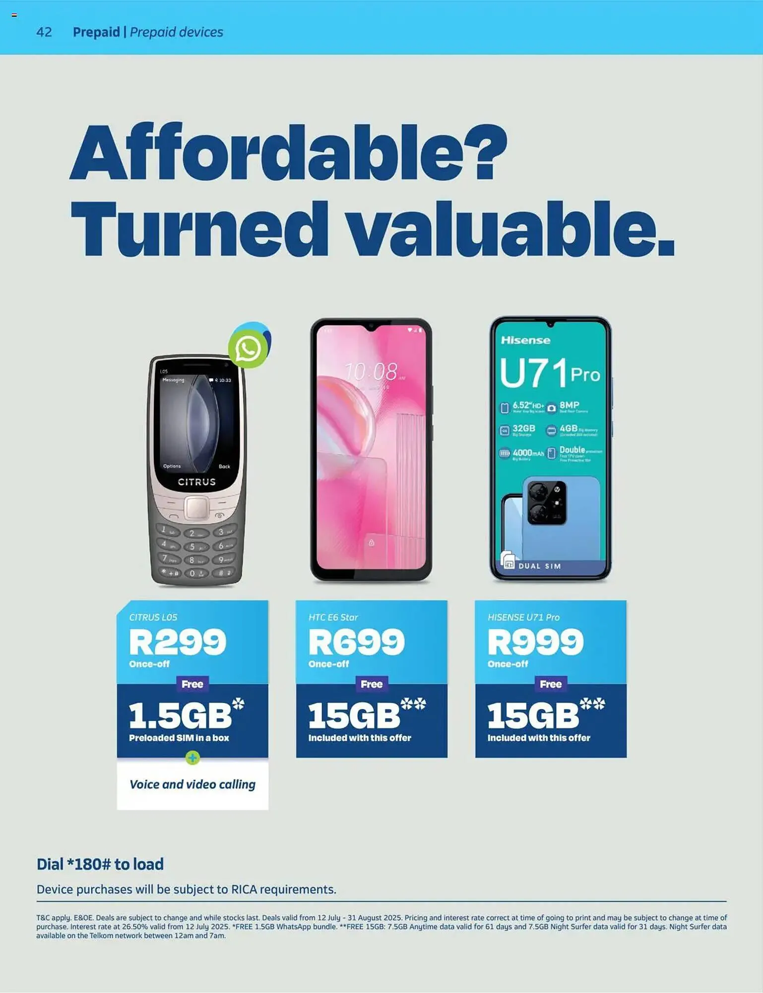 Telkom catalogue from 12 July to 31 August 2025 - Catalogue Page 40