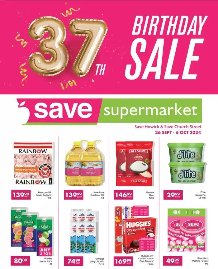 Birthday Deals from 26 September to 6 October 2024 - Catalogue Page 1