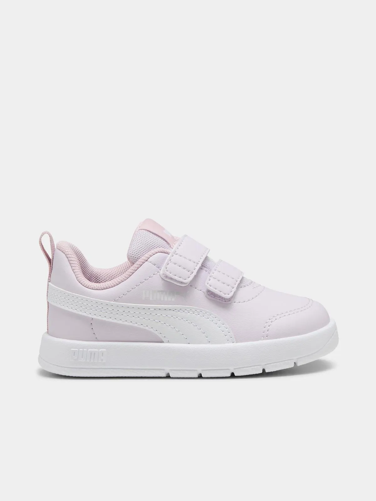 Puma Junior Infants Courtflex Lilac/White Sneaker