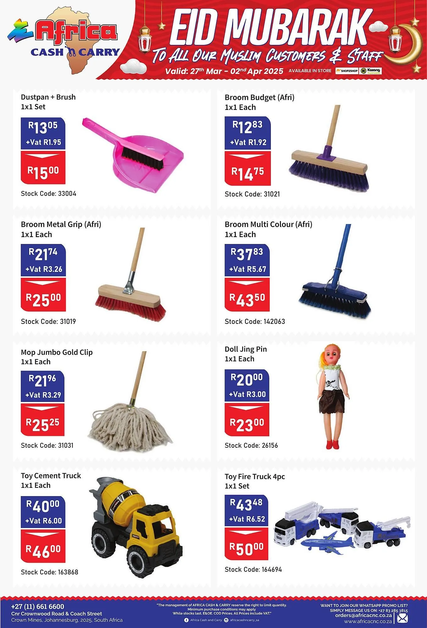 Africa Cash and Carry catalogue from 27 March to 2 April 2025 - Catalogue Page 13