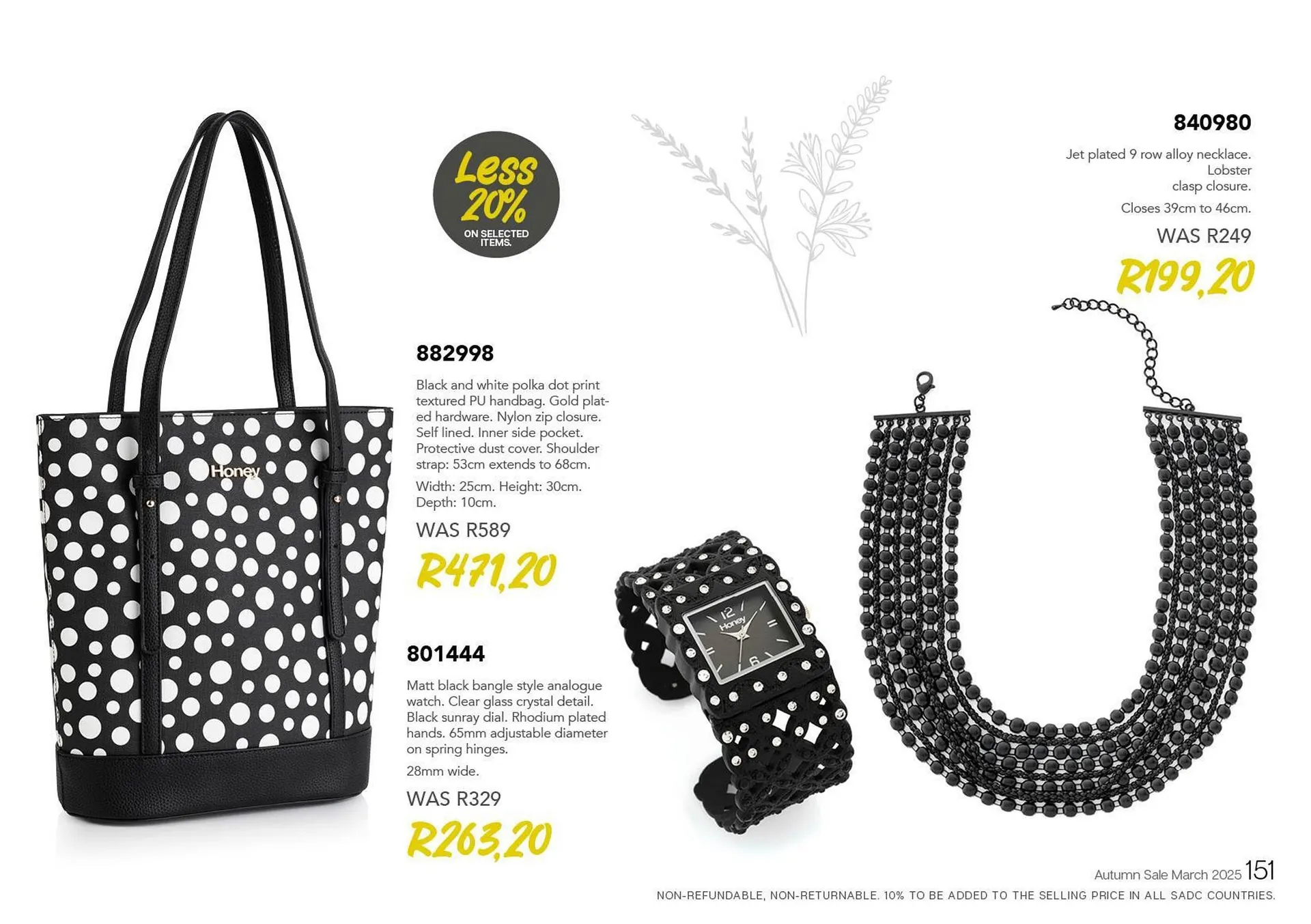 Honey Fashion Accessories catalogue from 29 May to 11 June 2025 - Catalogue Page 1