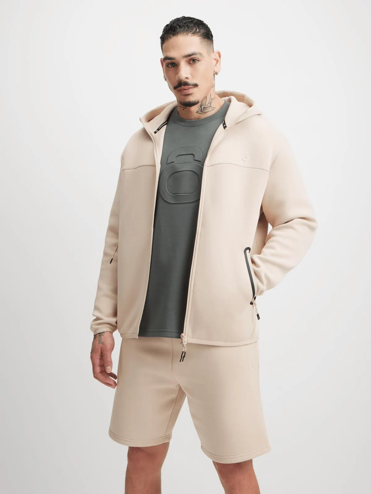 TS Mens Studio-Tech Stone Fleece Shorts