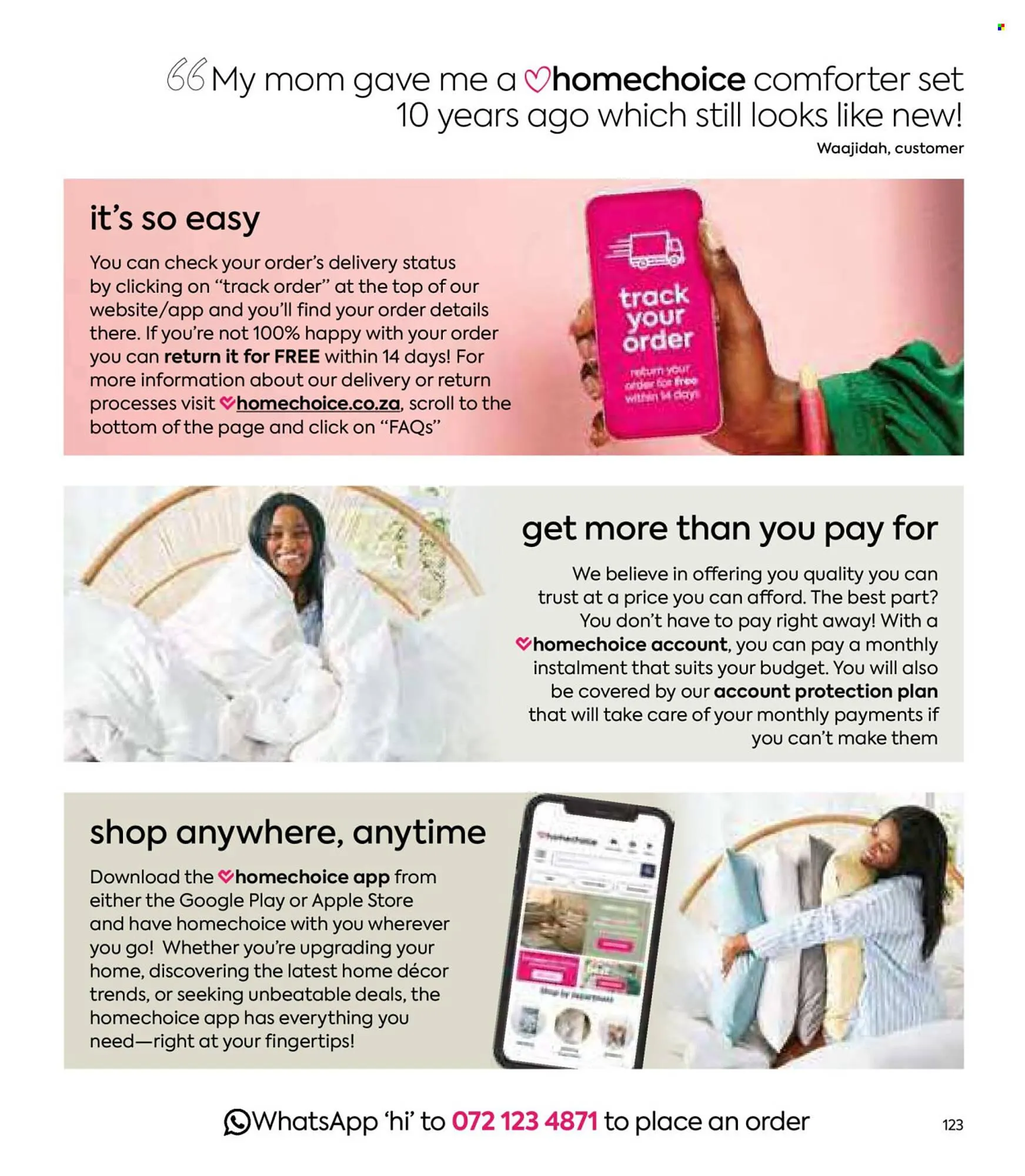 HomeChoice catalogue from 24 April to 26 June 2025 - Catalogue Page 123