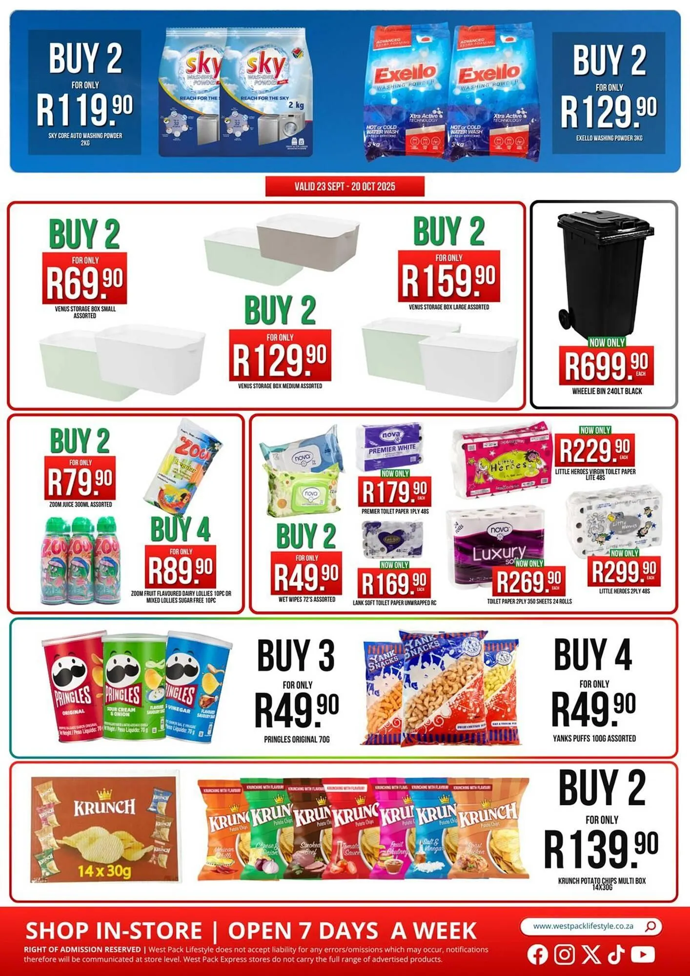 West Pack Lifestyle catalogue from 24 September to 20 October 2025 - Catalogue Page 4