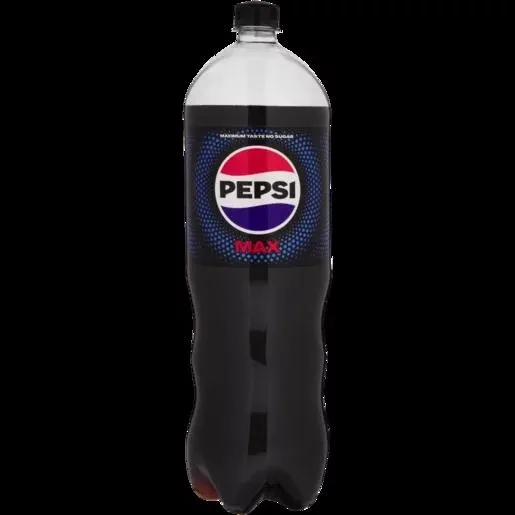 Pepsi MAX Cola Flavoured Sugar Free Soft Drink 2L