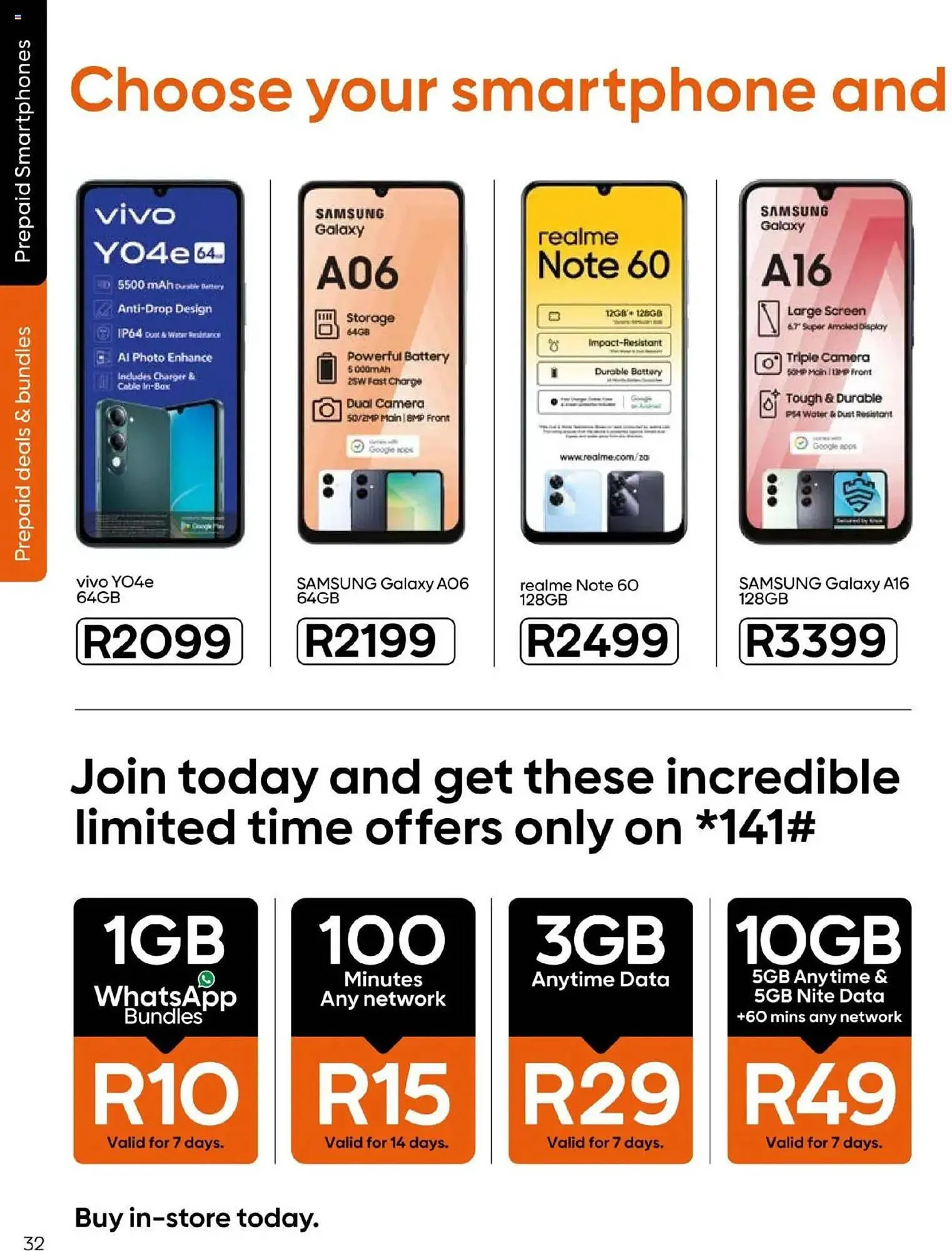 Cell C catalogue from 16 September to 31 October 2025 - Catalogue Page 32