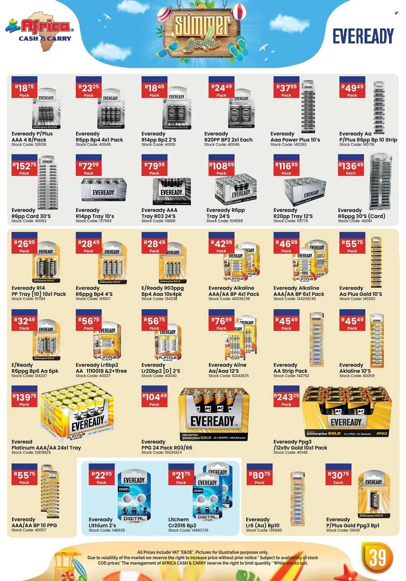 Africa Cash and Carry catalogue from 17 November to 31 January 2026 - Catalogue Page 39