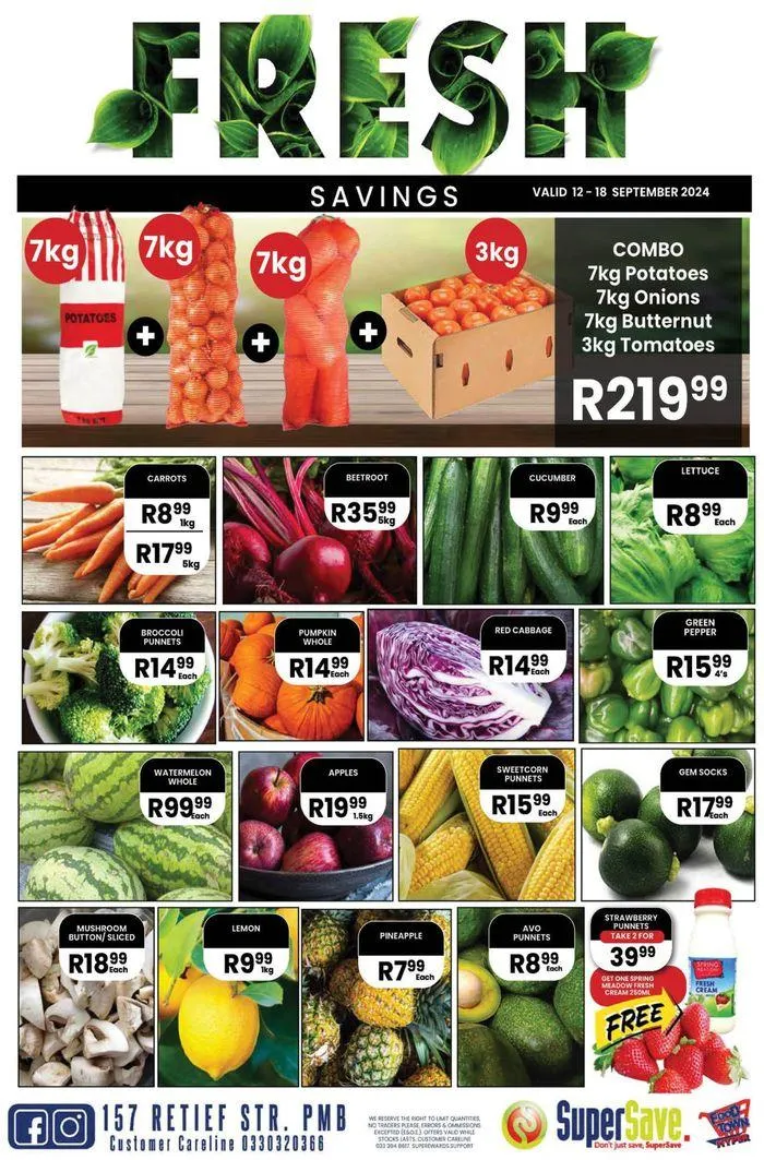 Super Save weekly specials - 1