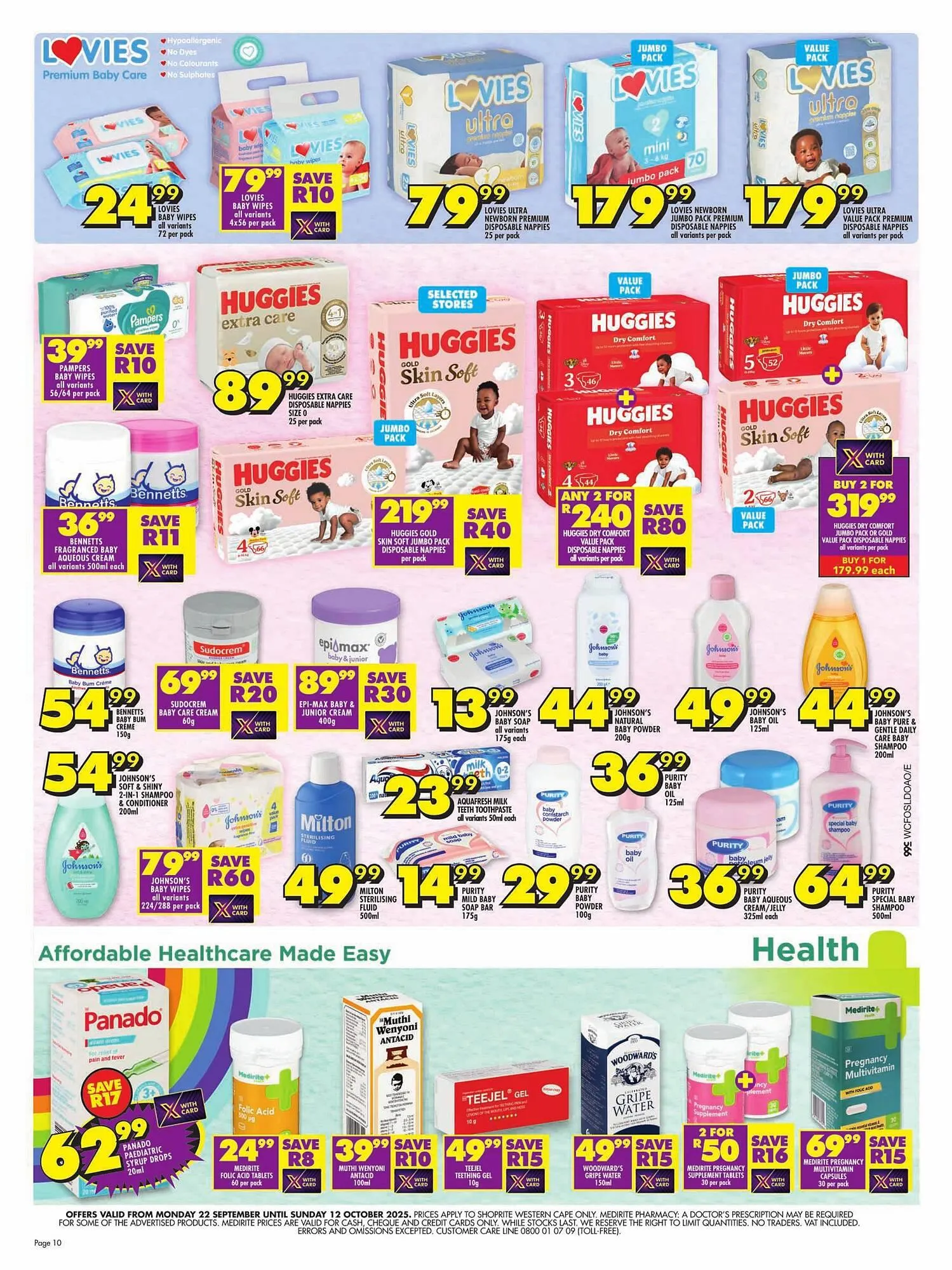Shoprite catalogue from 22 September to 12 October 2025 - Catalogue Page 10