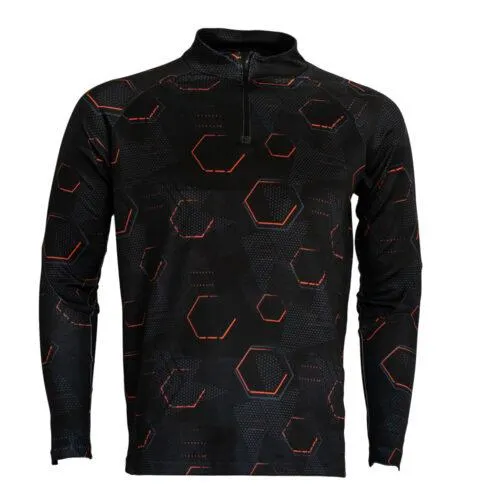 Cross Creek Sport Text Windbreaker – Black/Orange/Charcoal