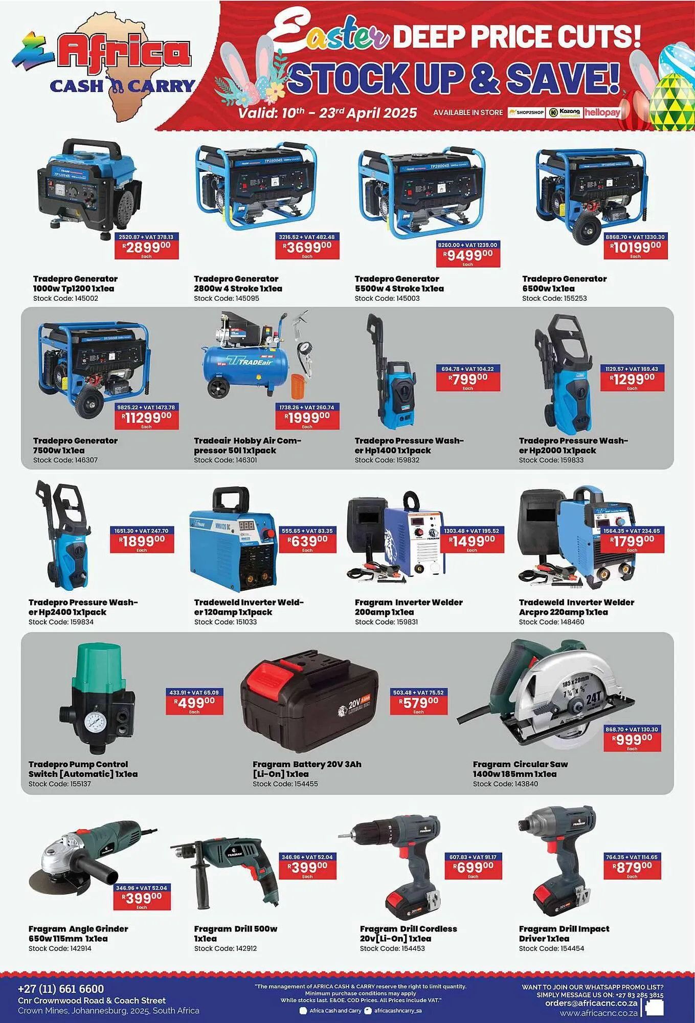 Africa Cash and Carry catalogue from 10 April to 23 April 2025 - Catalogue Page 65