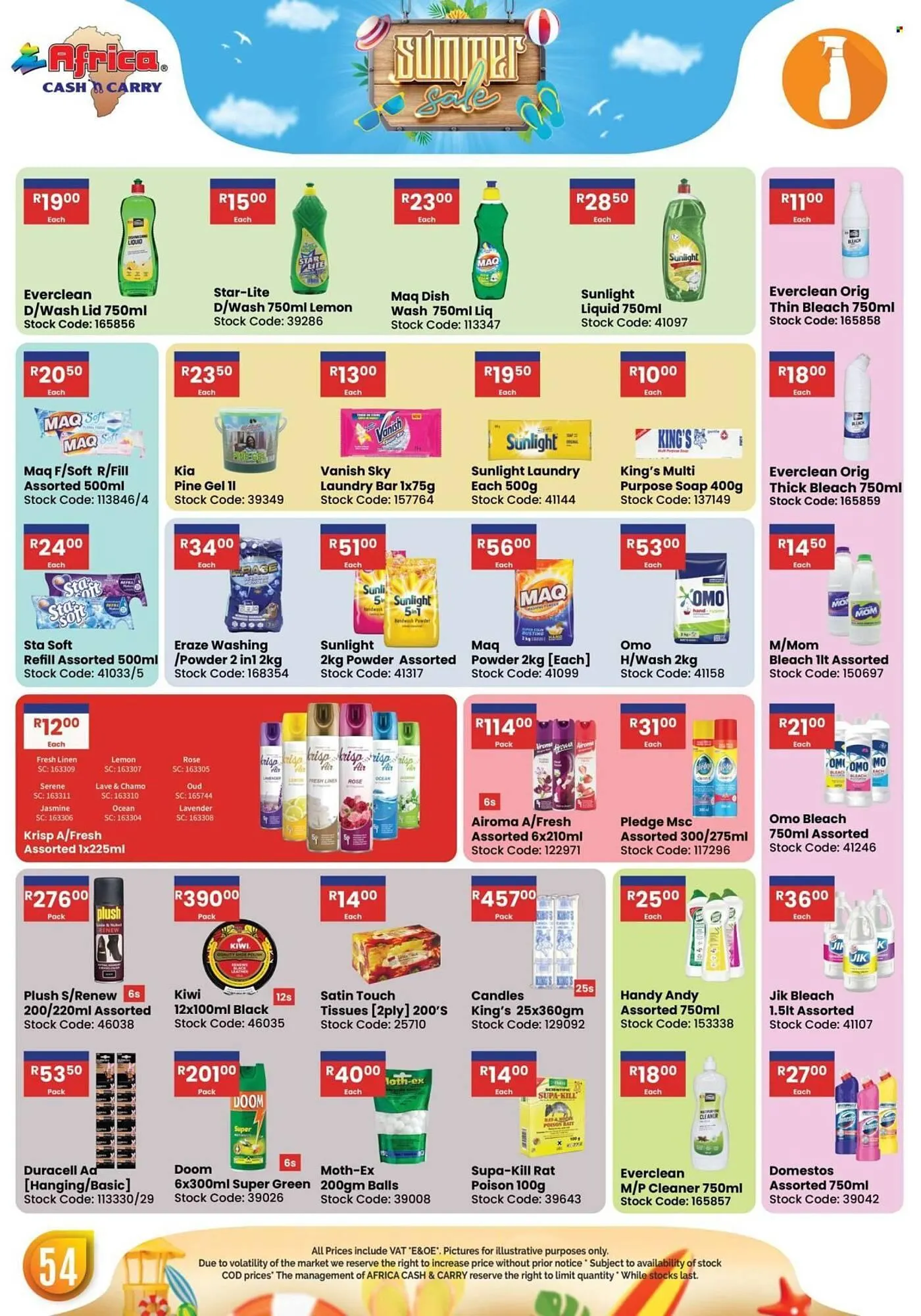 Africa Cash and Carry catalogue from 17 November to 31 January 2026 - Catalogue Page 54