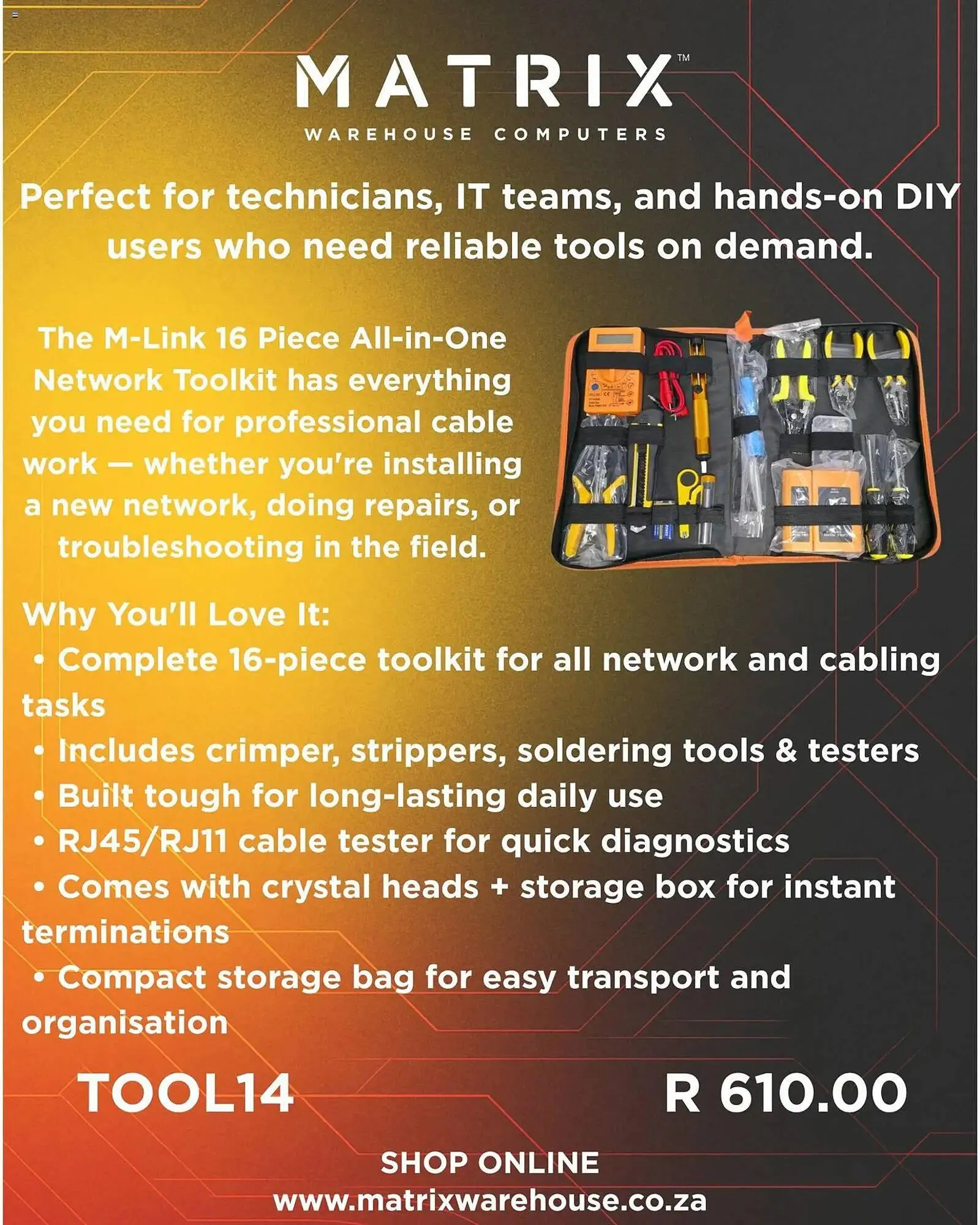 Matrix Warehouse catalogue - 1