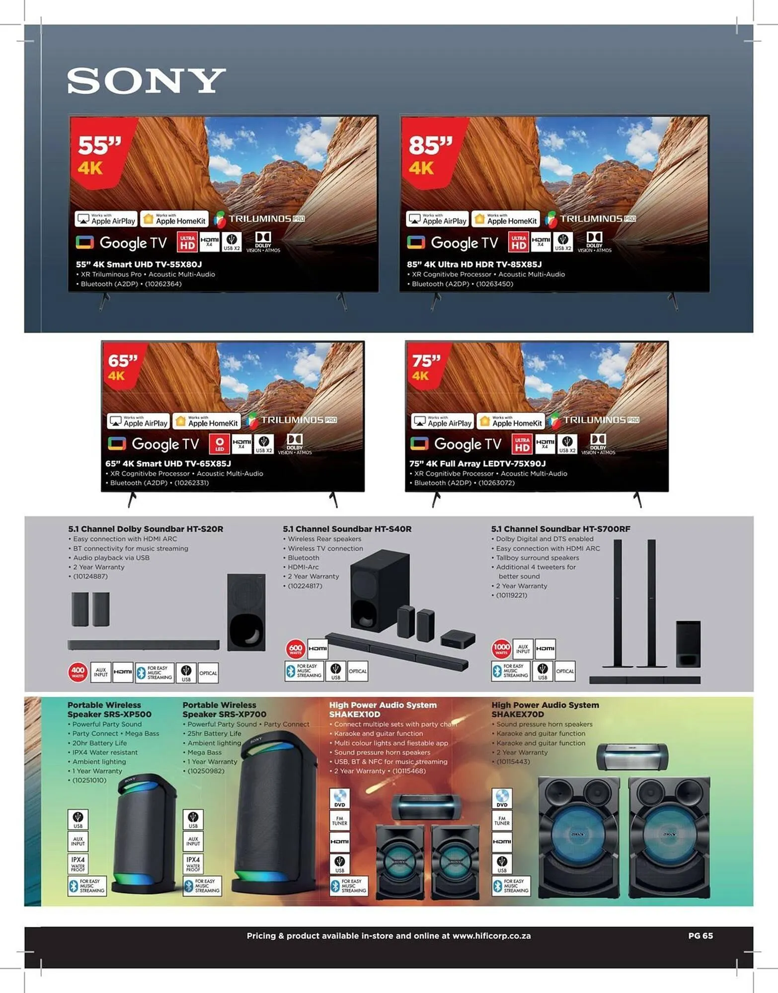 HiFi Corp catalogue from 24 September to 31 October 2025 - Catalogue Page 65
