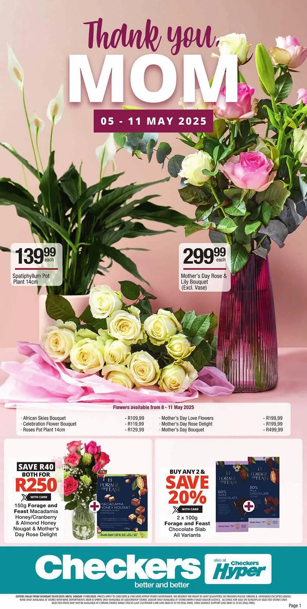 Checkers catalogue from 5 May to 11 May 2025 - Catalogue Page 1