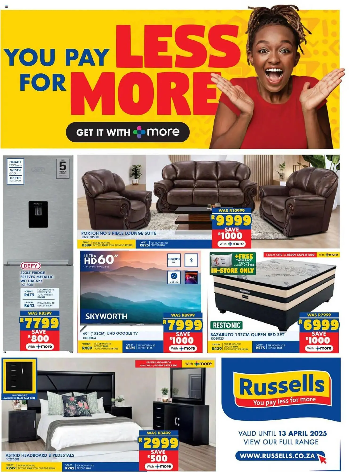Russells catalogue from 17 March to 13 April 2025 - Catalogue Page 1