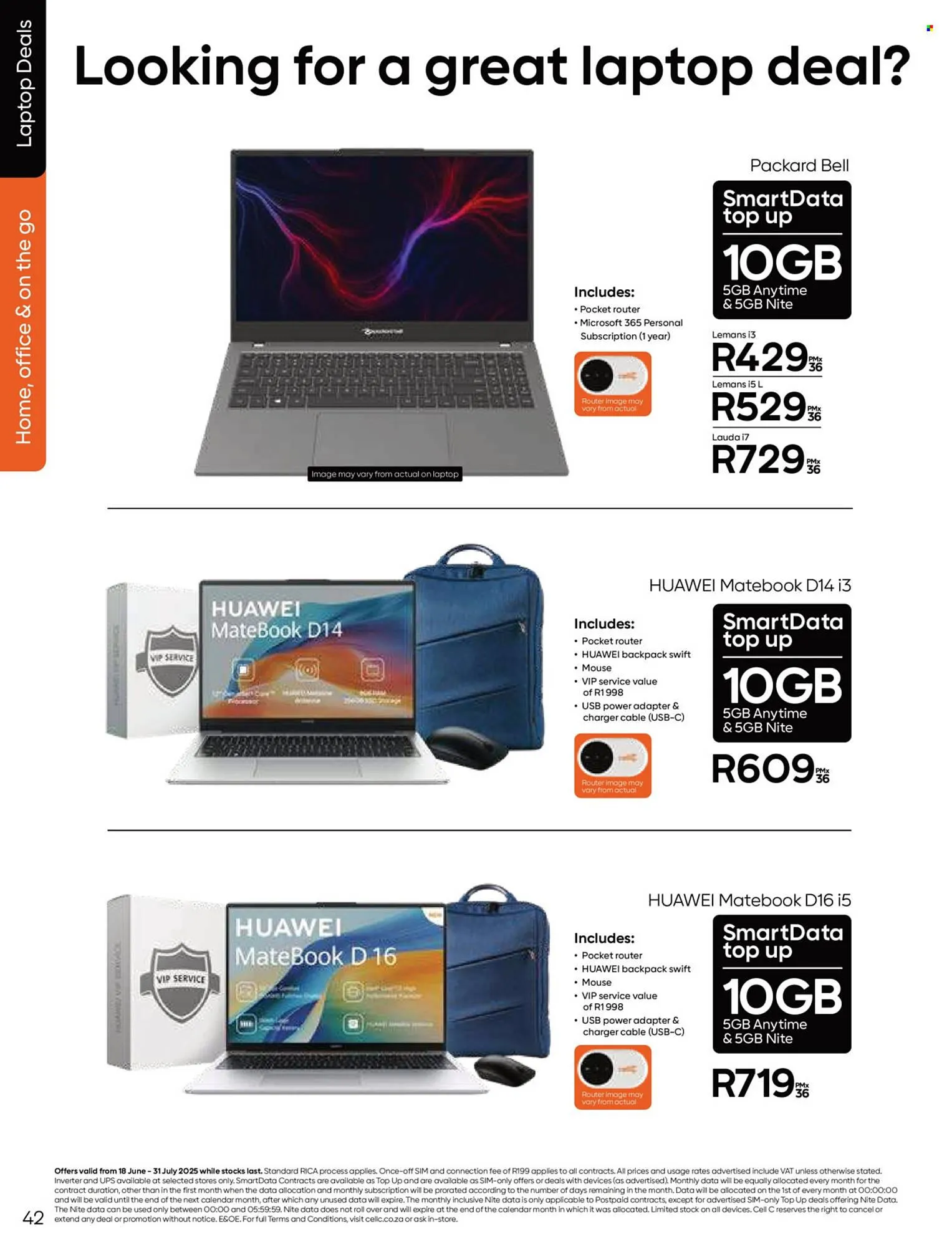 Cell C catalogue from 18 June to 31 July 2025 - Catalogue Page 42