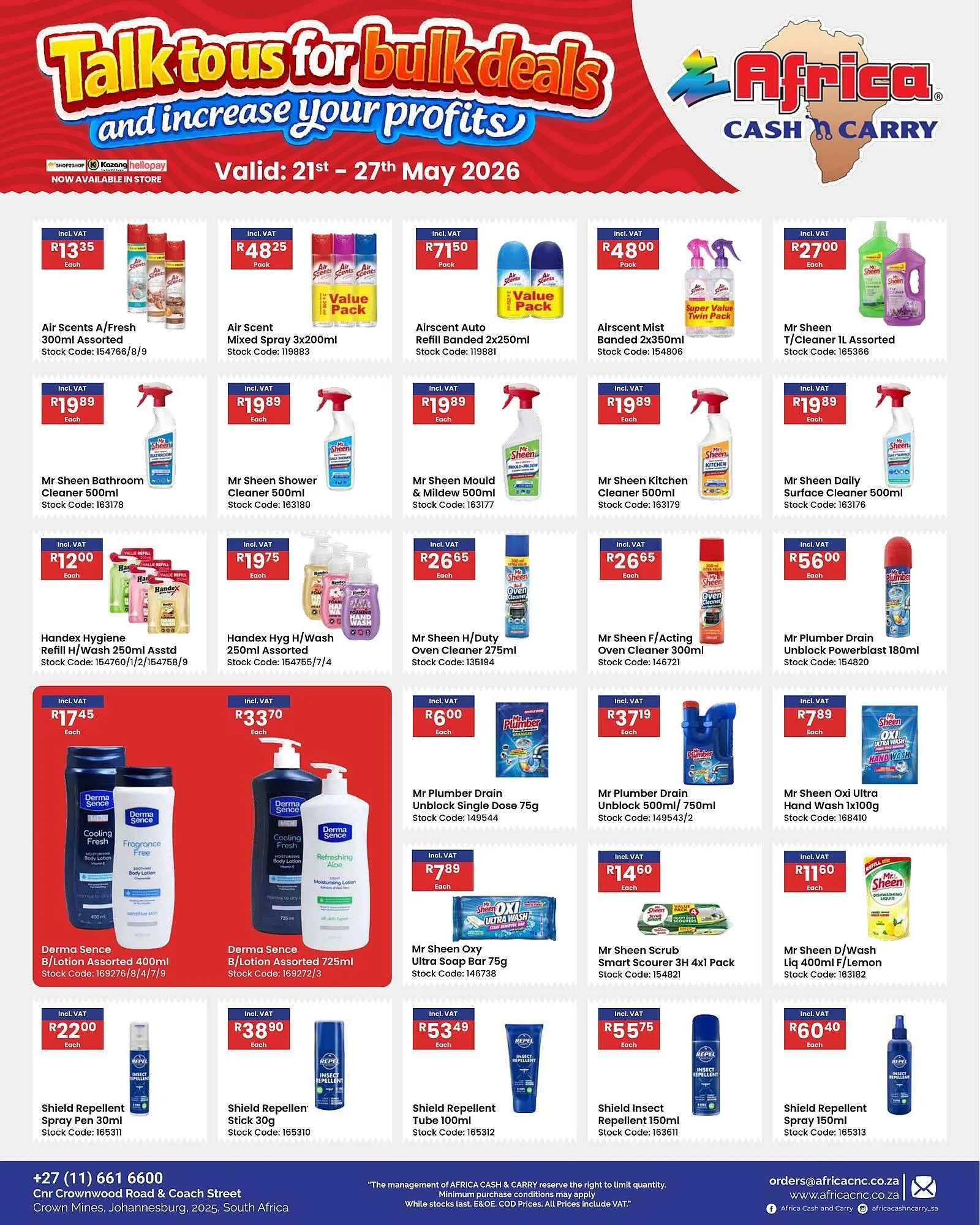 Africa Cash and Carry catalogue from 21 May to 27 May 2026 - Catalogue Page 44