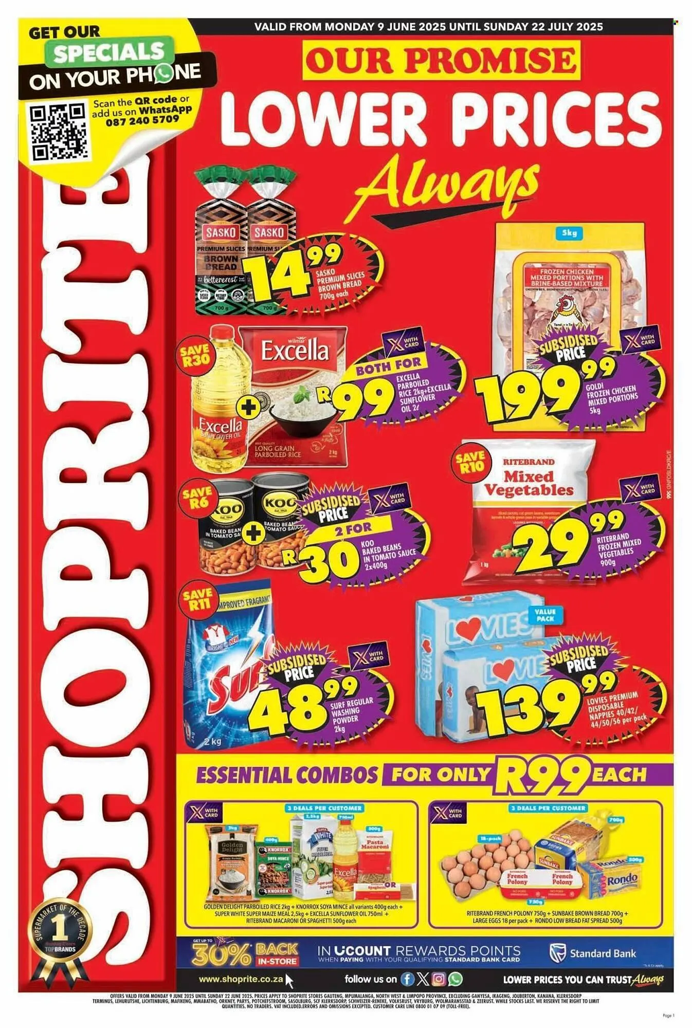 Shoprite catalogue from 9 June to 22 June 2025 - Catalogue Page 1