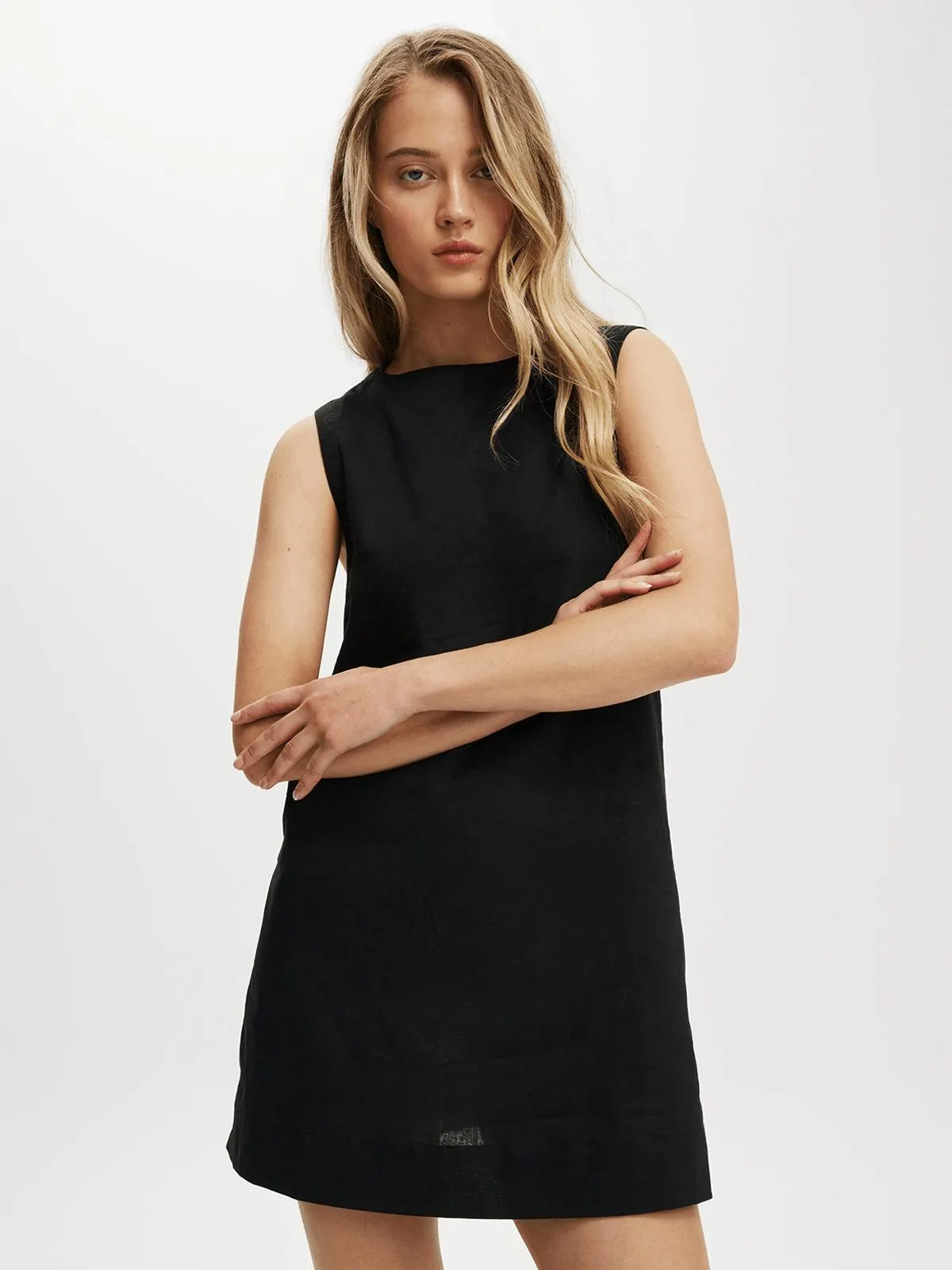 Women's Cotton On Black Shift Mini Dress