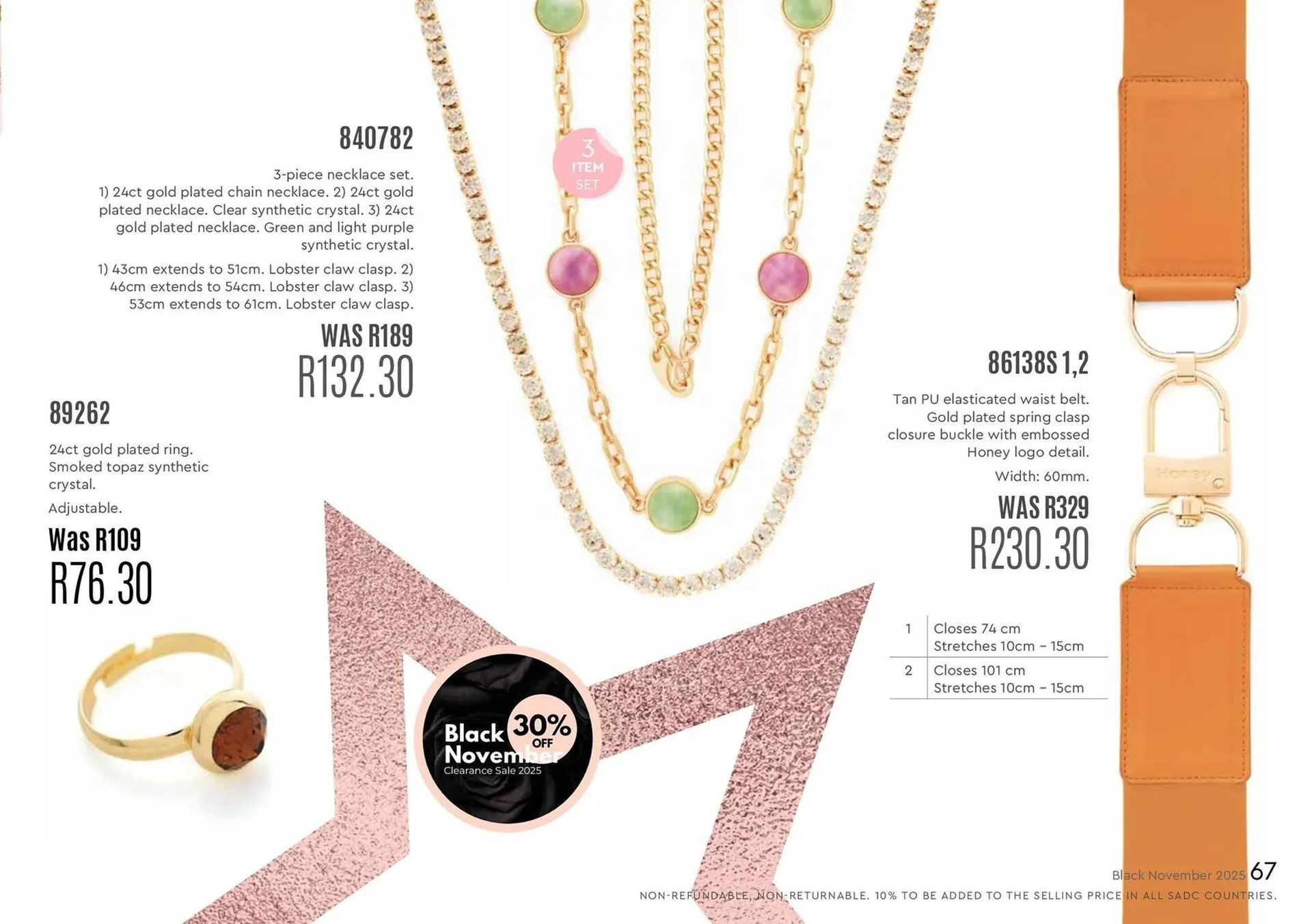 Honey Fashion Accessories catalogue from 4 November to 10 November 2025 - Catalogue Page 69