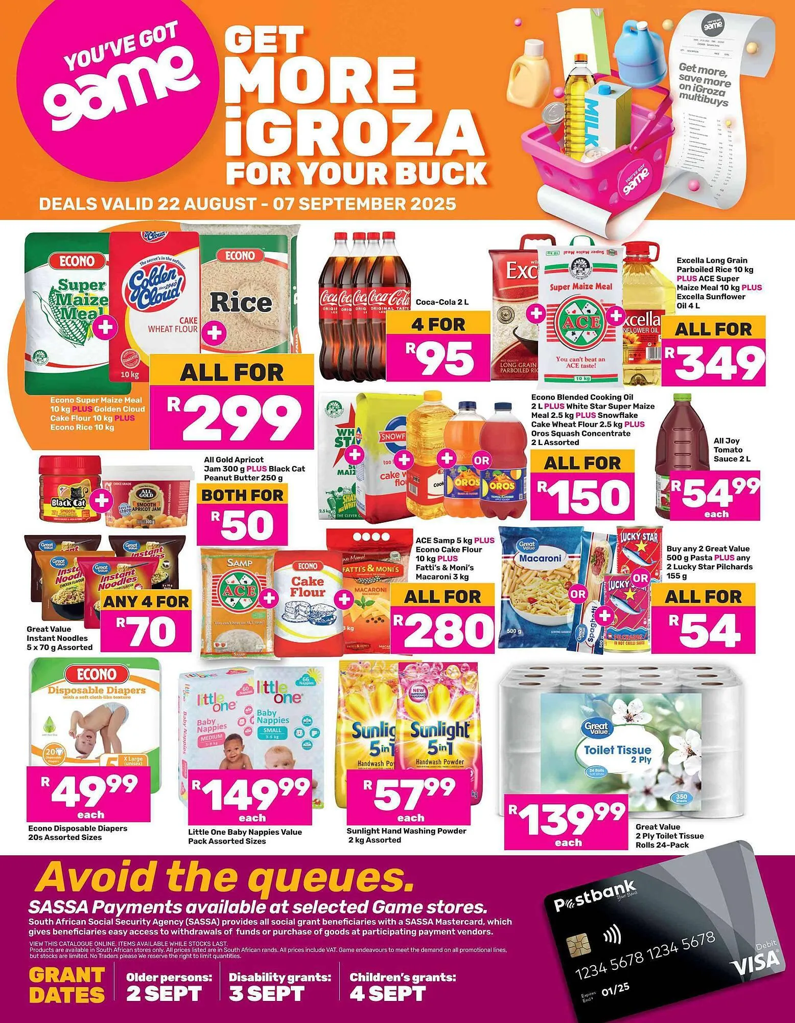 Game catalogue from 22 August to 7 September 2025 - Catalogue Page 1