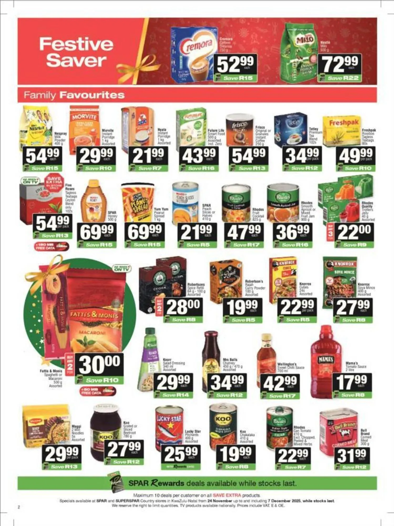 Spar catalogue from 24 November to 7 December 2025 - Catalogue Page 2