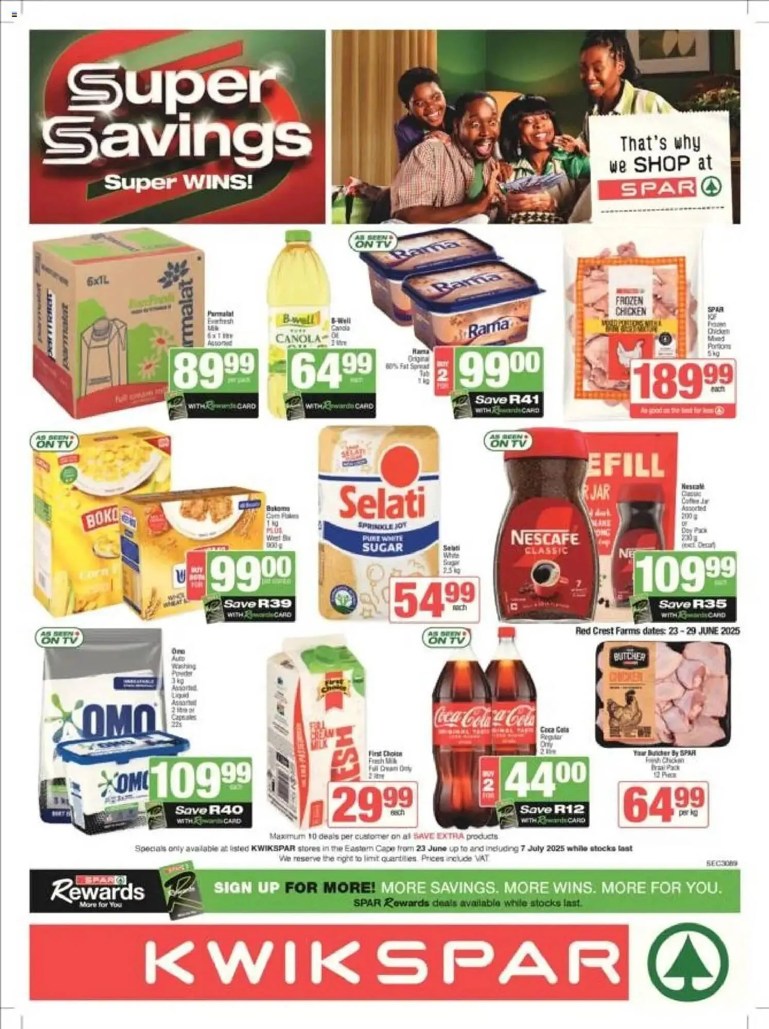 KwikSpar catalogue from 23 June to 7 July 2025 - Catalogue Page 1
