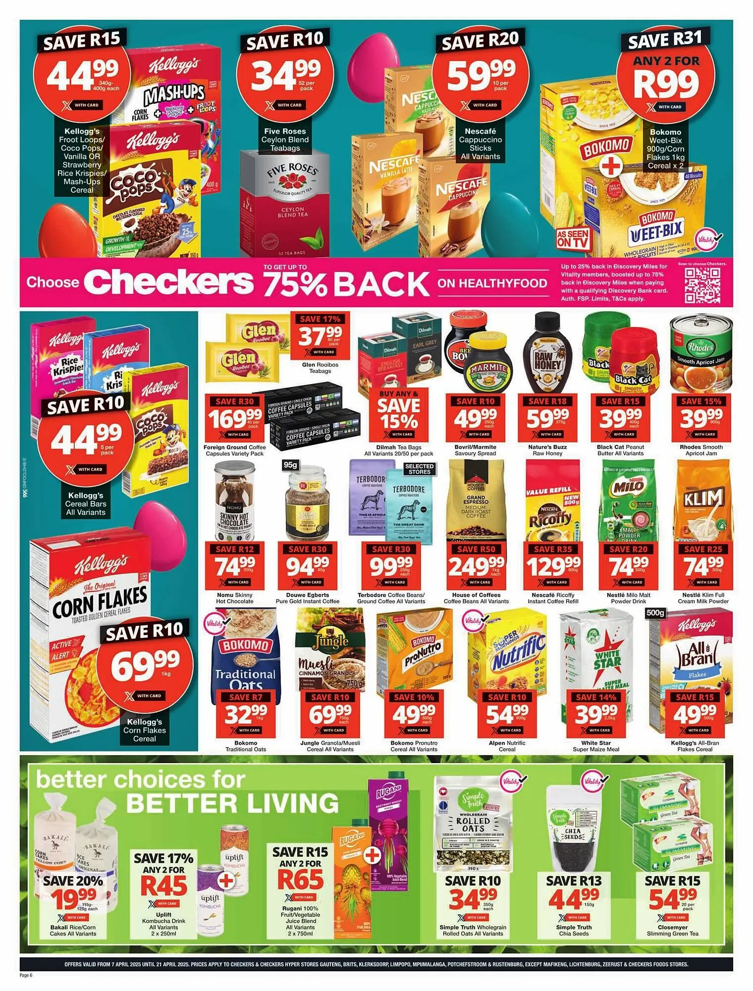 Checkers catalogue from 7 April to 21 April 2025 - Catalogue Page 6