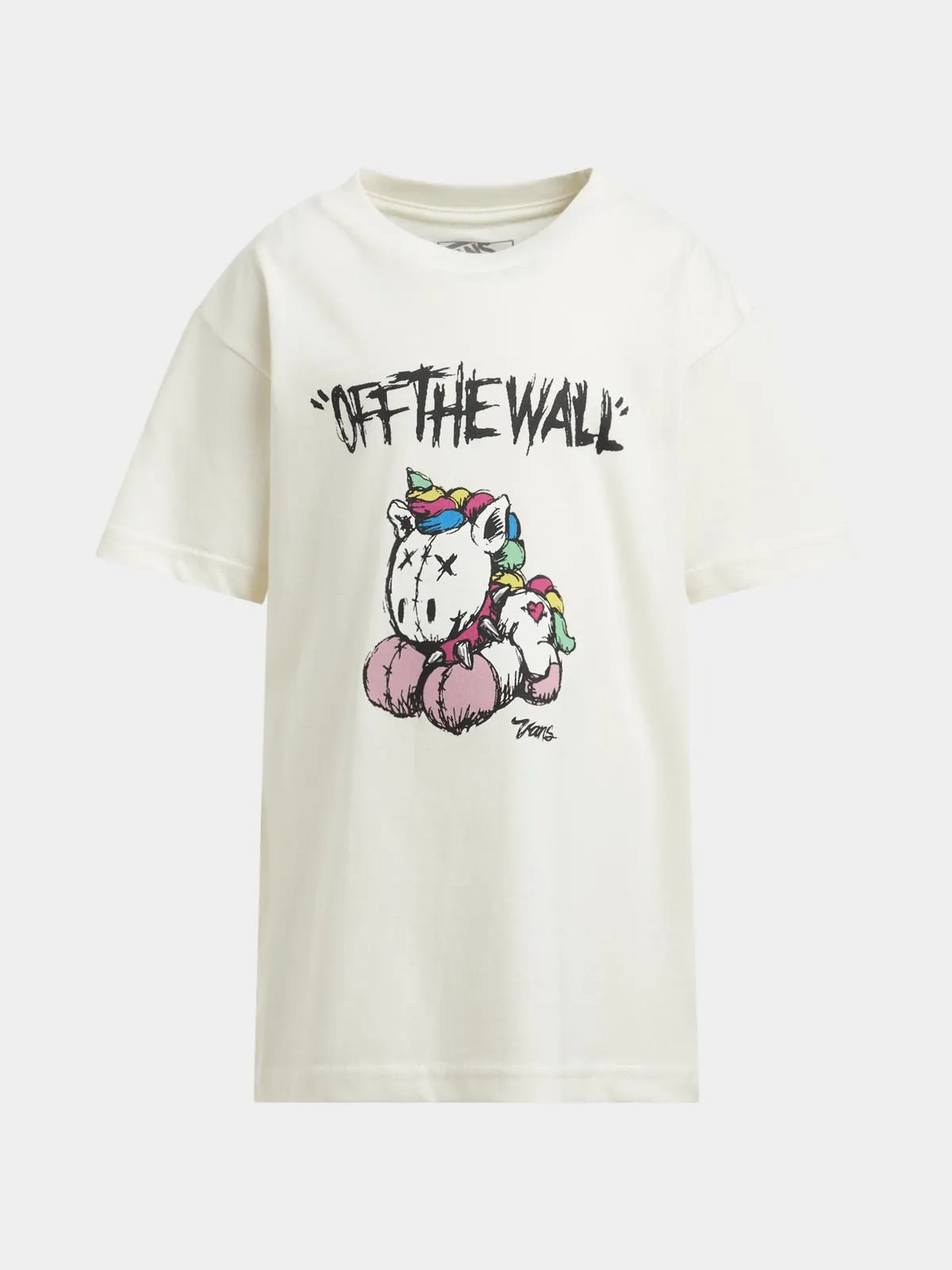 Vans Kids Unisex White Unicorn T-Shirt