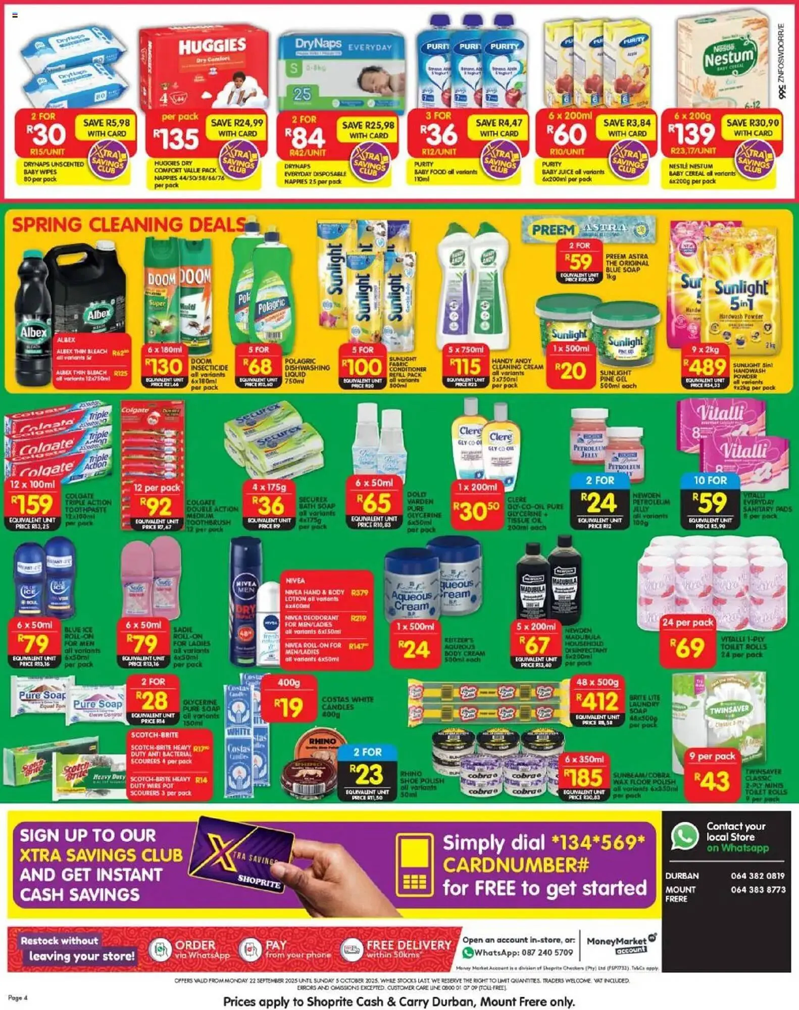Shoprite catalogue from 22 September to 5 October 2025 - Catalogue Page 4
