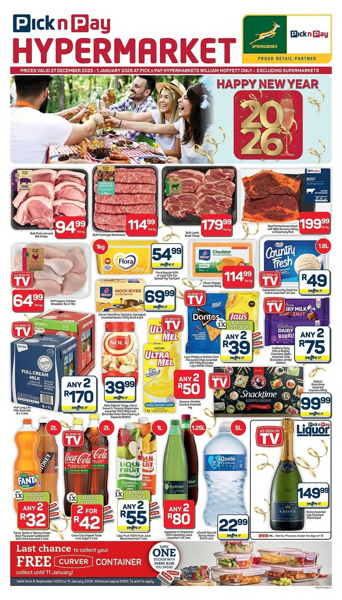 Pick n Pay catalogue from 27 December to 1 January 2026 - Catalogue Page 1