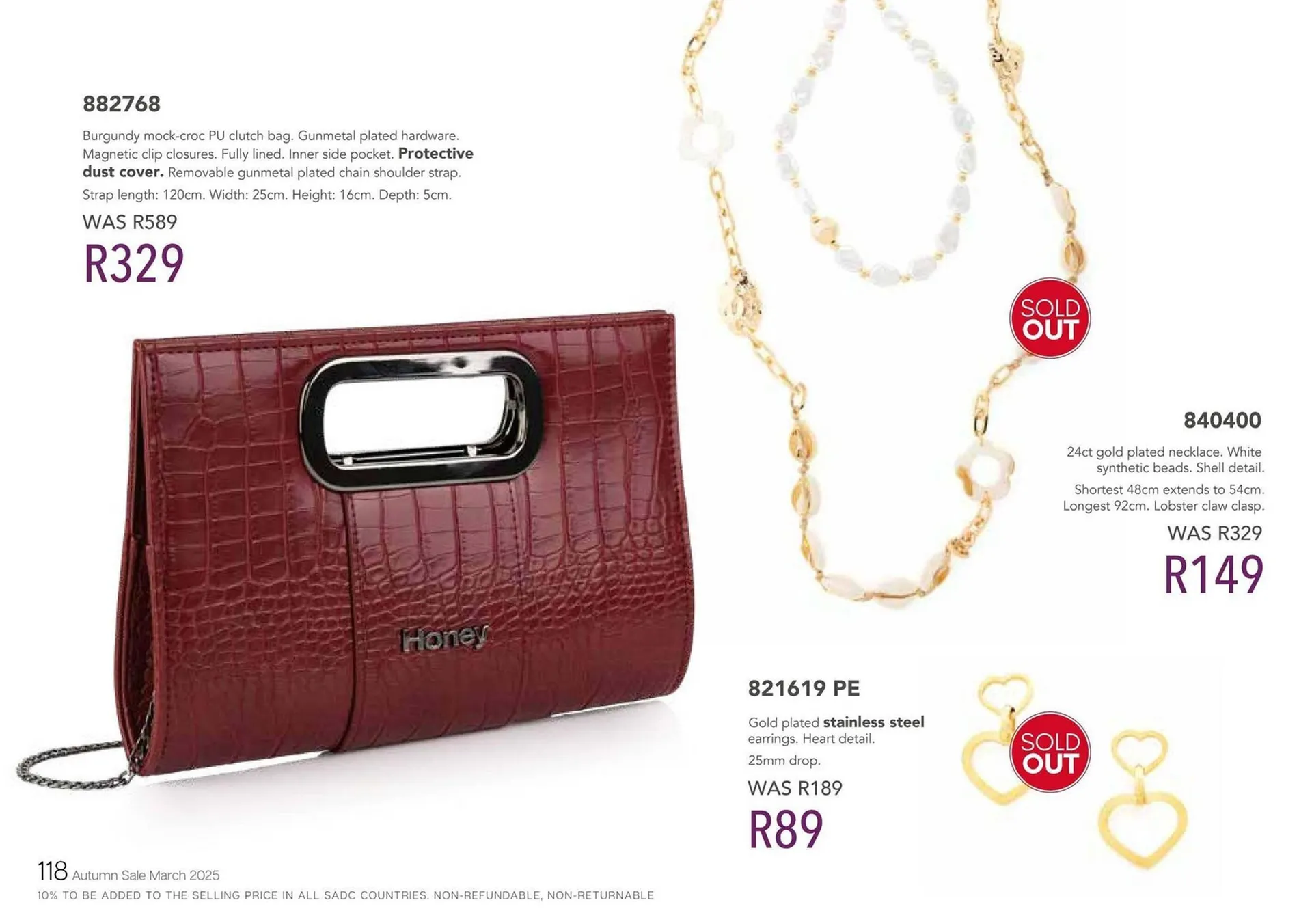 Honey Fashion Accessories catalogue from 2 July to 8 July 2025 - Catalogue Page 120