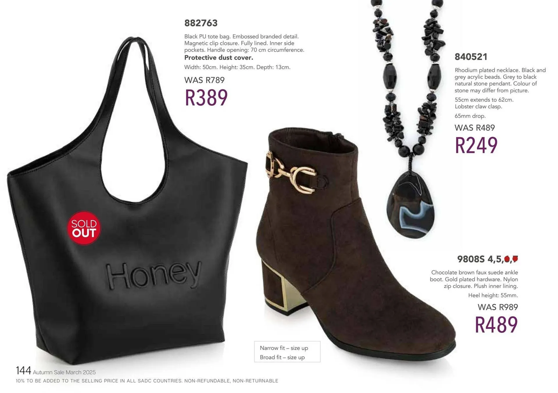 Honey Fashion Accessories catalogue from 6 June to 12 June 2025 - Catalogue Page 146