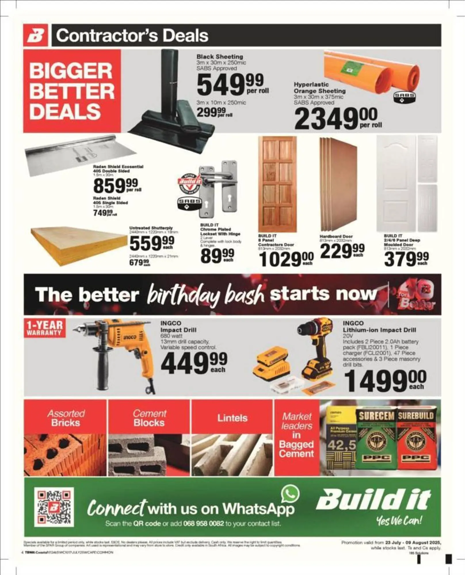 Build It catalogue from 23 July to 9 August 2025 - Catalogue Page 4