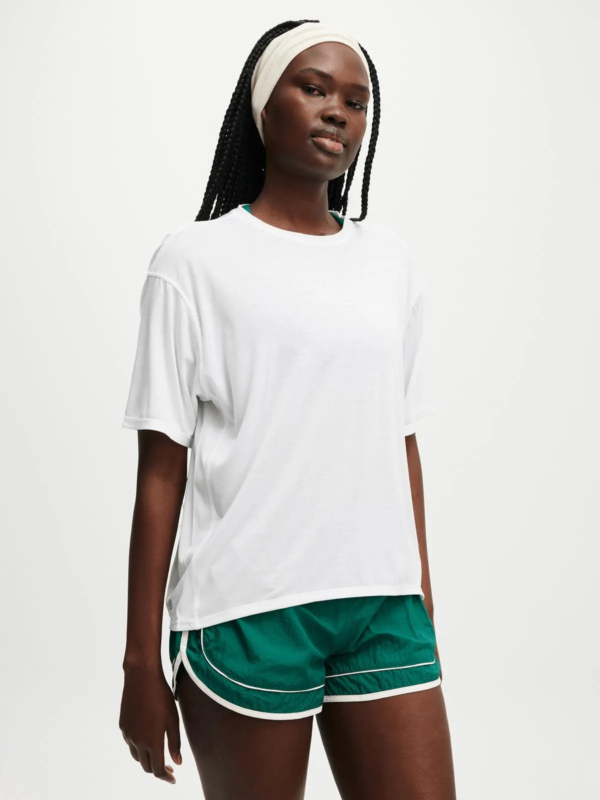 Women's Cotton On White Active Lightweight T-shirt