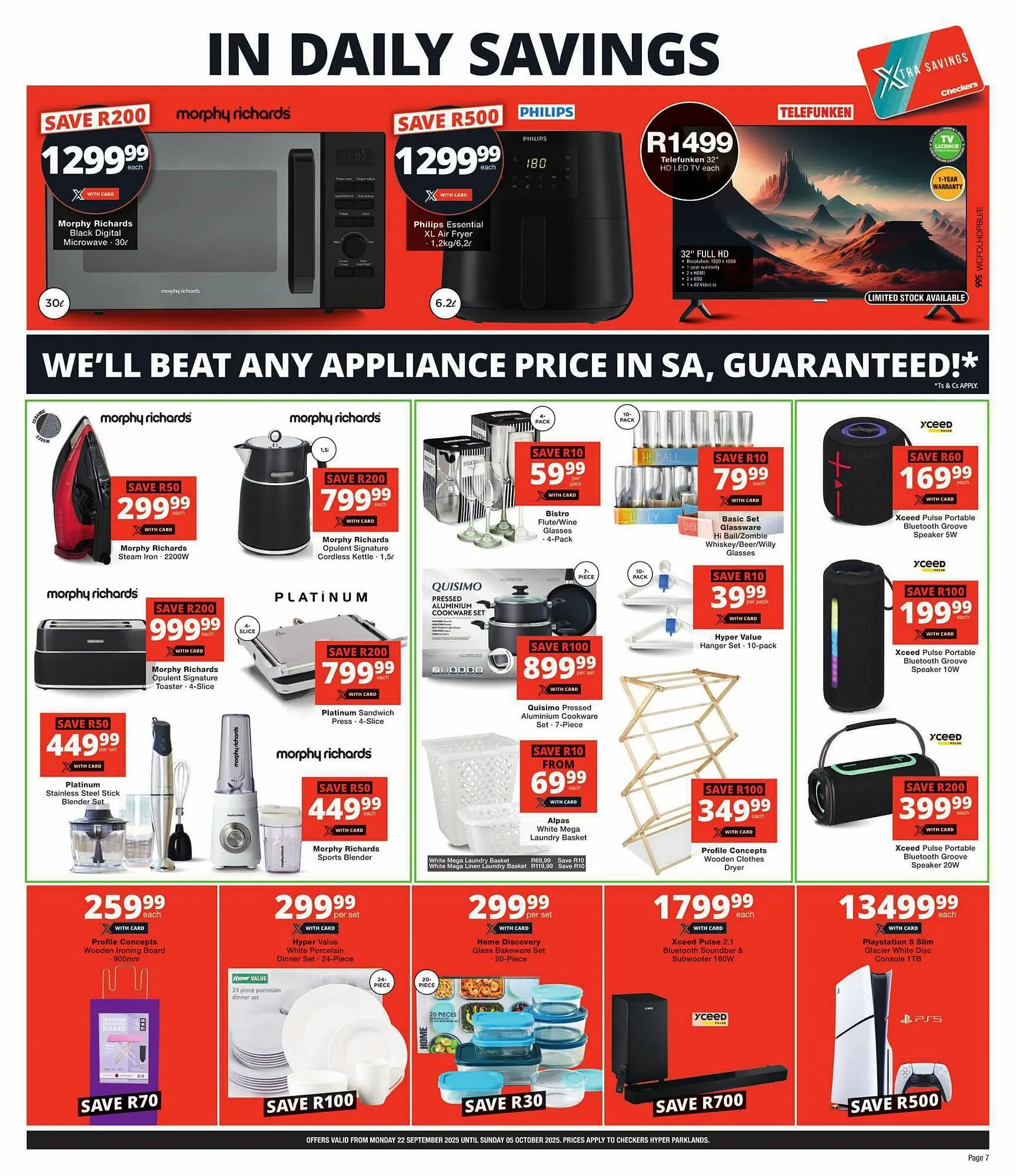 Checkers catalogue from 22 September to 5 October 2025 - Catalogue Page 7